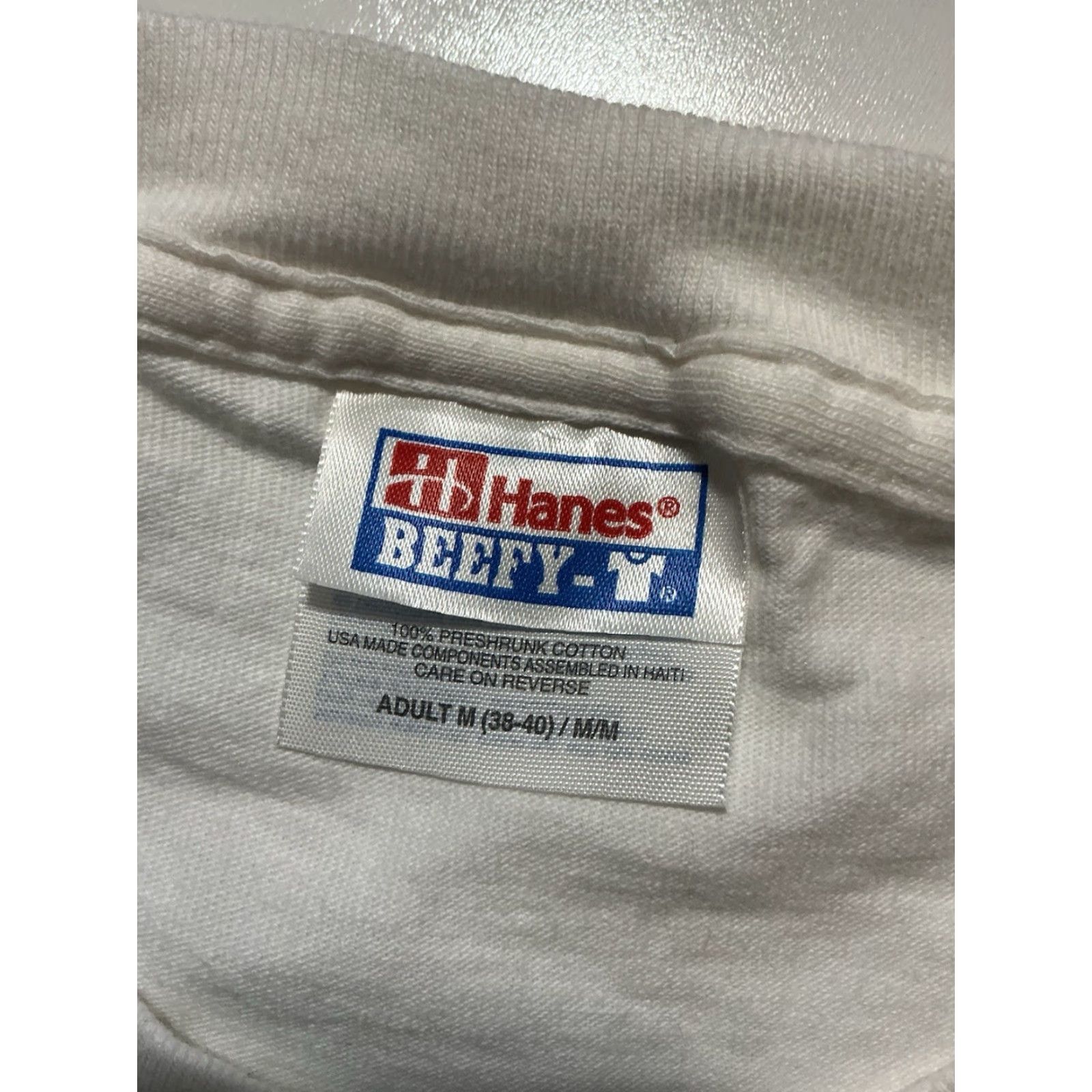 Hanes VINTAGE Seidokan Aikido Japanese Martial Arts MMA White Graphic T-Shirt Mens Medium Size M Size US M / EU 48-50 / 2 - 6 Thumbnail