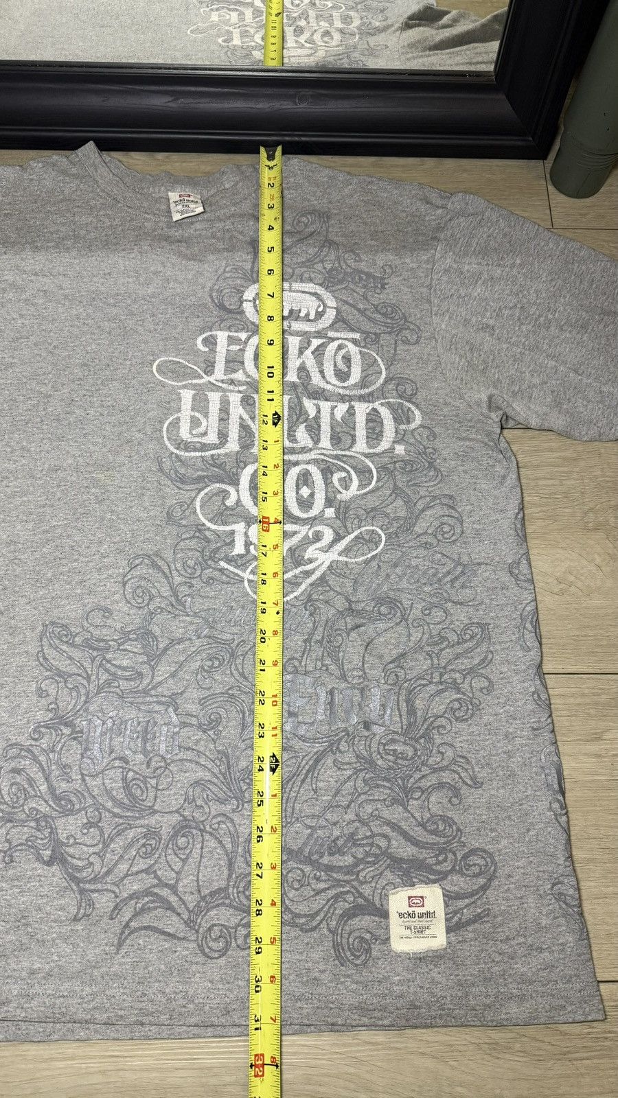 Ecko Unltd. Y2K 2000s Ecko Unltd Gothic Script SpellOut All Over Print Size US XXL / EU 58 / 5 - 7 Thumbnail