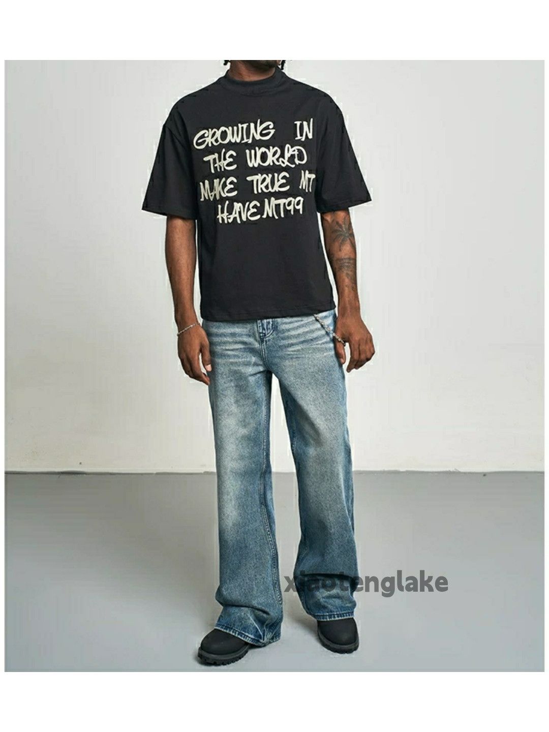 Jean × Vintage washed faded cleanfit yuppie bootcut punk flared jeans Size US 32 / EU 48 - 10 Thumbnail