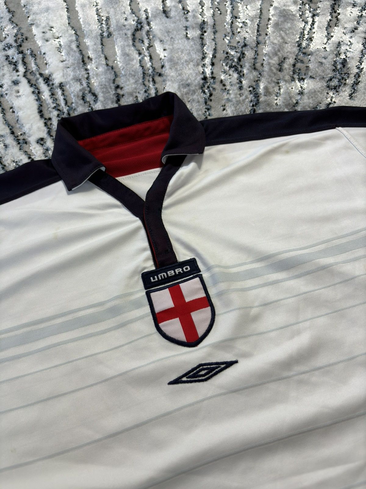 Umbro × Vintage Vintage England Umbro 2003-2005 Football Jersey Soccer Bloke Size US XL / EU 56 / 4 - 2 Thumbnail
