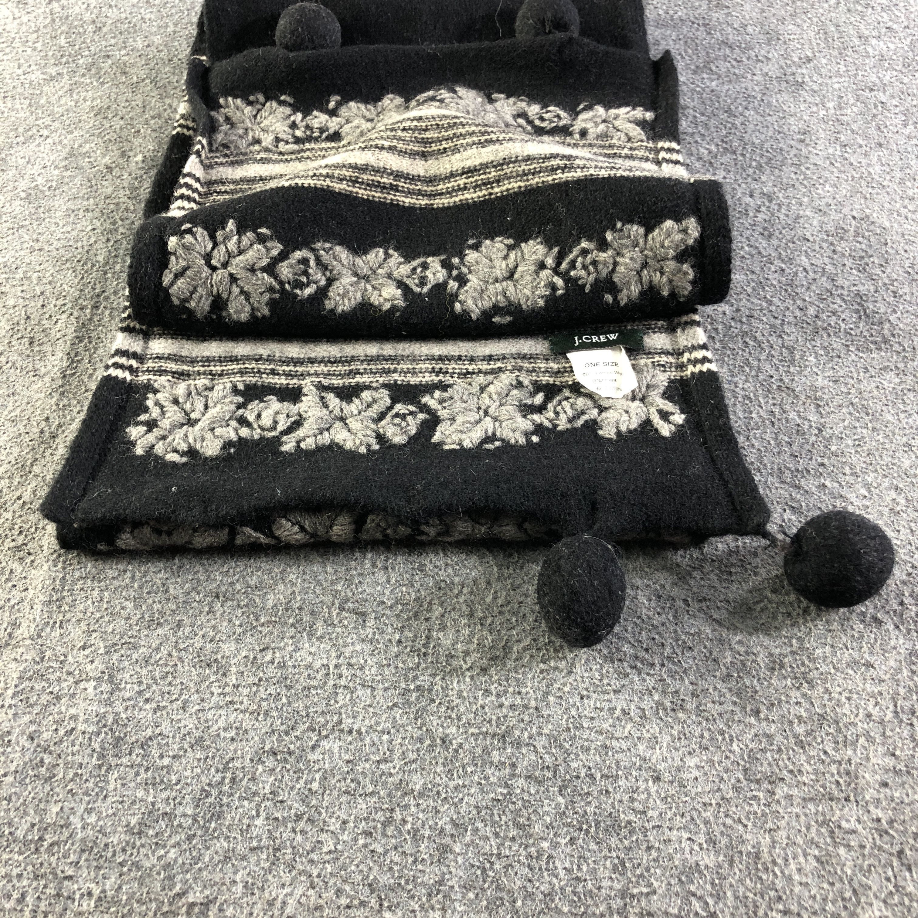 J.Crew J.Crew Wool Scarf Muffler Neckwear V2743 Size ONE SIZE - 8 Thumbnail