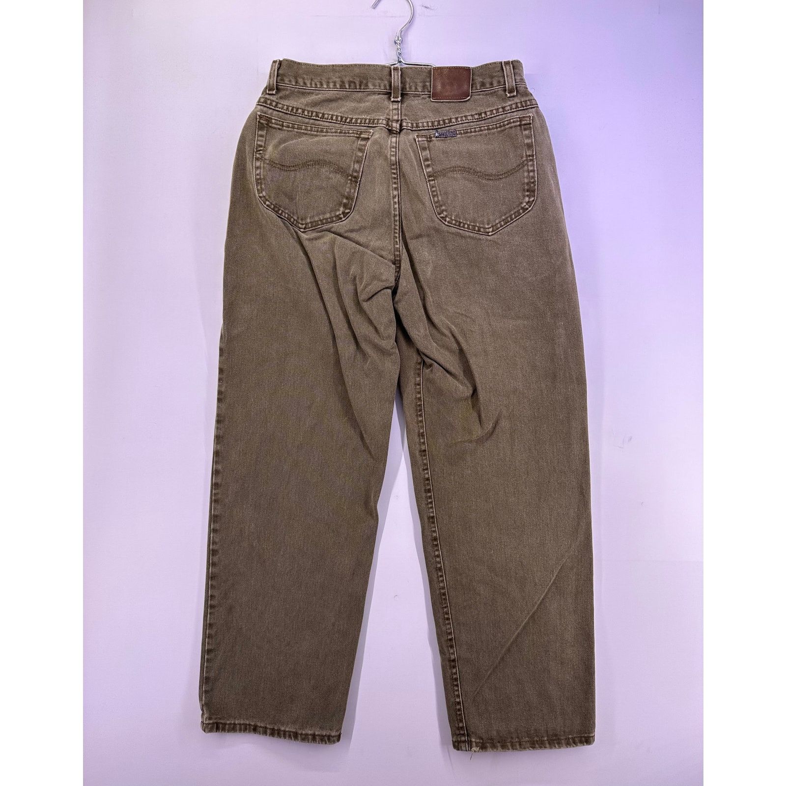Lee Vintage Riveted Lee gold Brown Jeans Size 33x32 Size US 33 - 9 Thumbnail