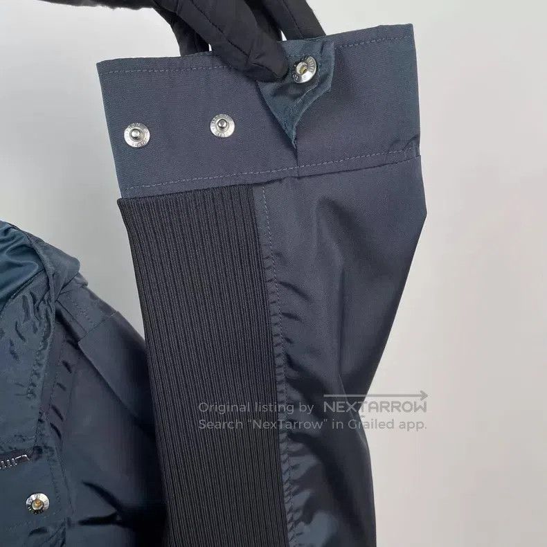Louis Vuitton Louis Vuitton Dark blue color-block hooded assault jacket Size US L / EU 52-54 / 3 - 6 Thumbnail