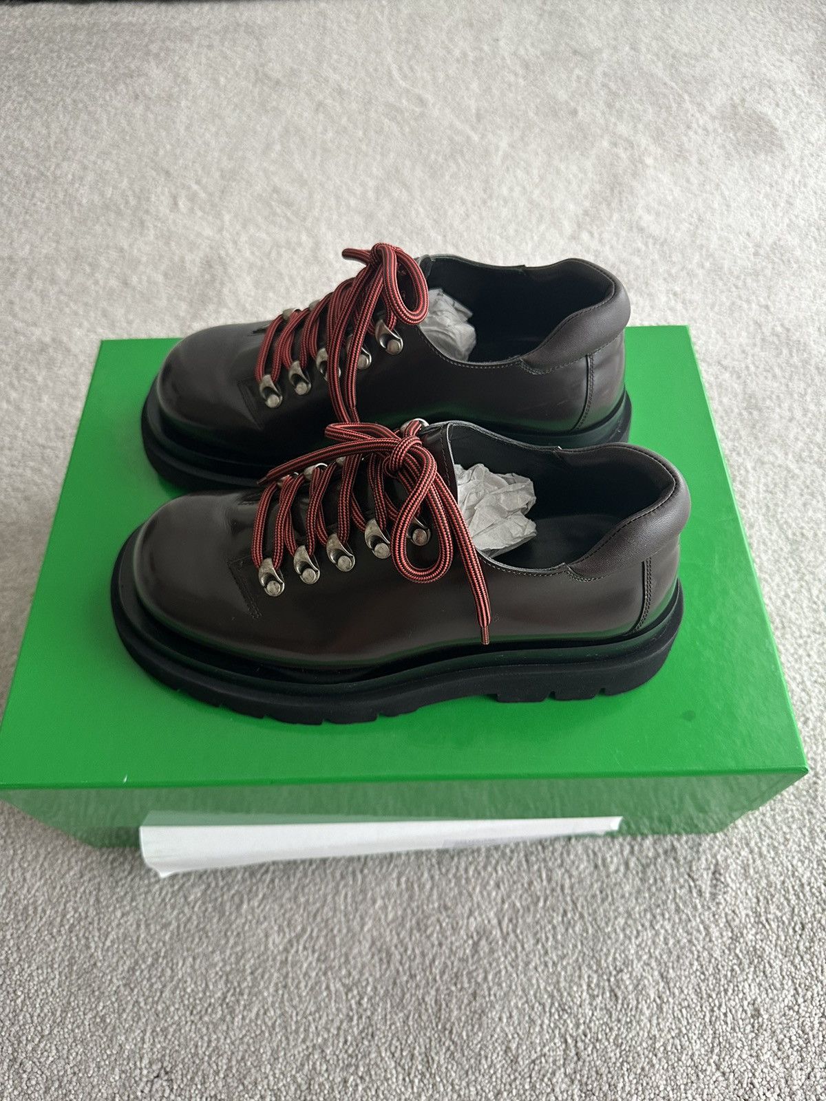 Bottega Veneta Bottega Veneta Lace-up Hikings Boot Low Size US 8 / EU 41 - 3 Thumbnail