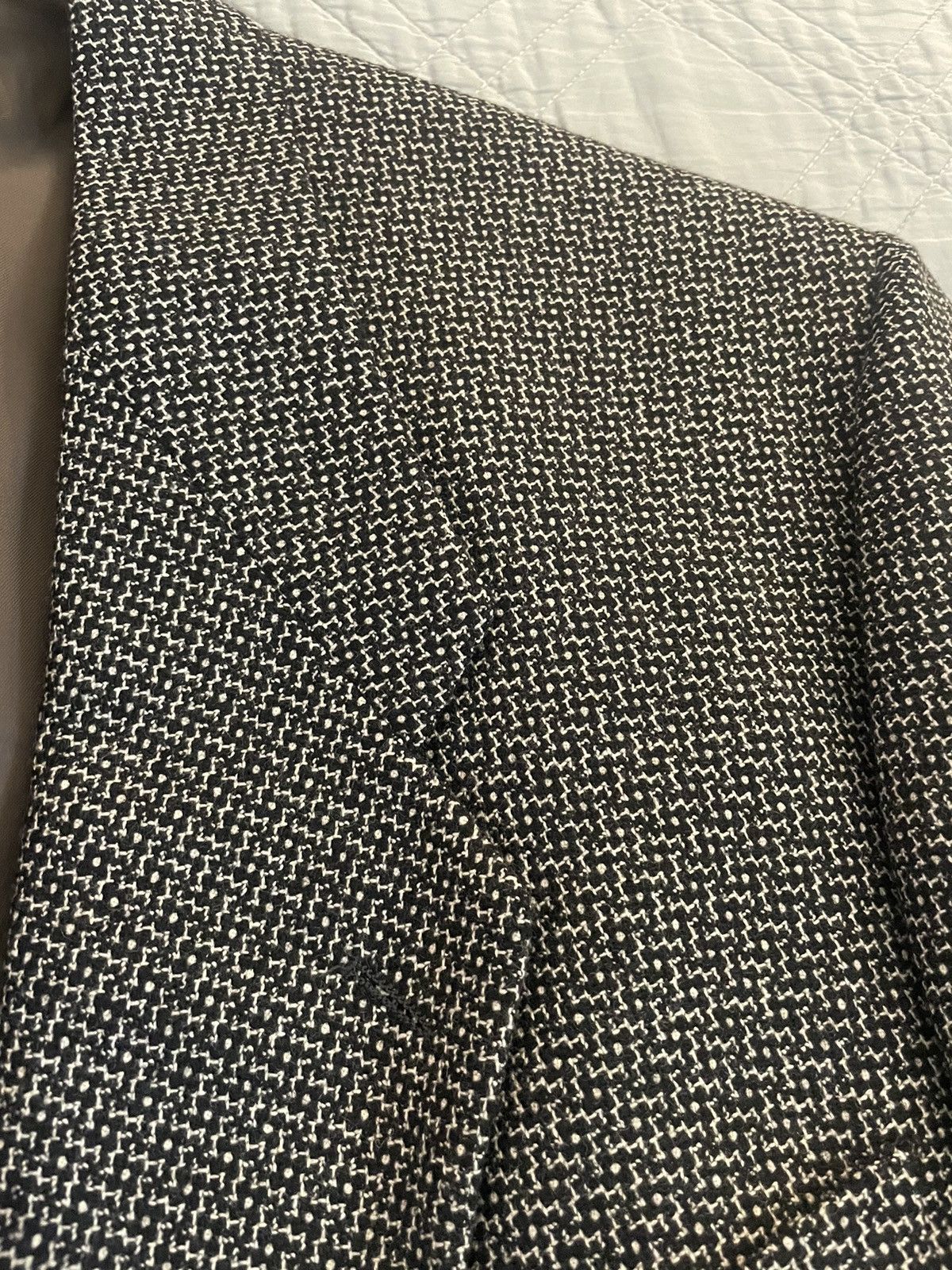 Giorgio Armani Armani Check Wool Jacket Size 44L - 6 Thumbnail