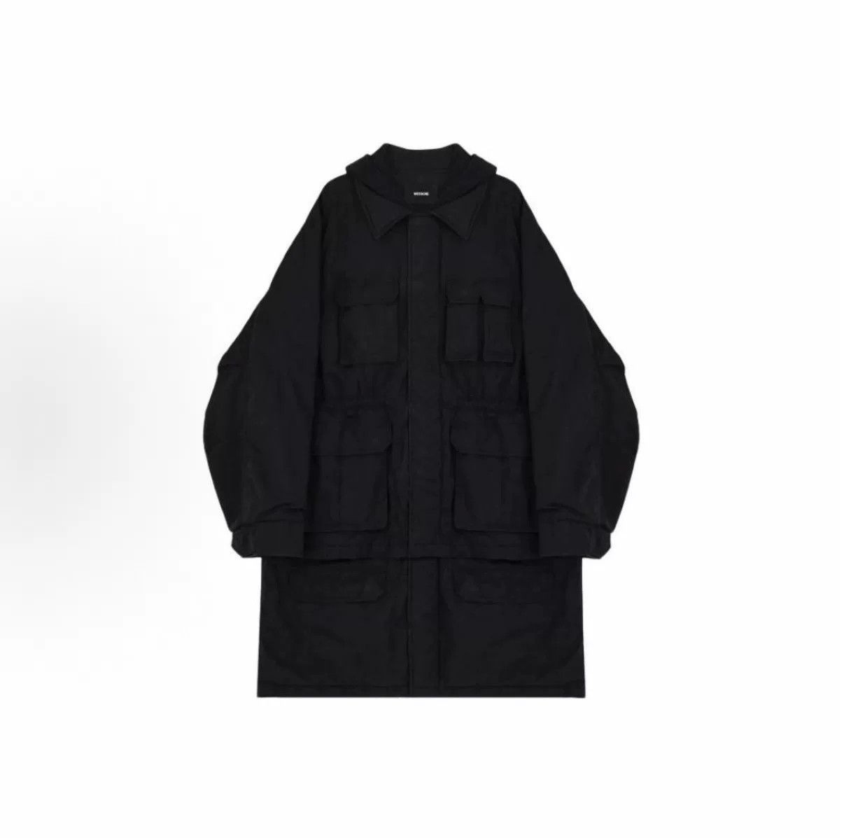 WE11DONE WE11DONE FW24 Wide-Collar Solid Puffer Jacket Size US S / EU 44-46 / 1 - 1 Thumbnail