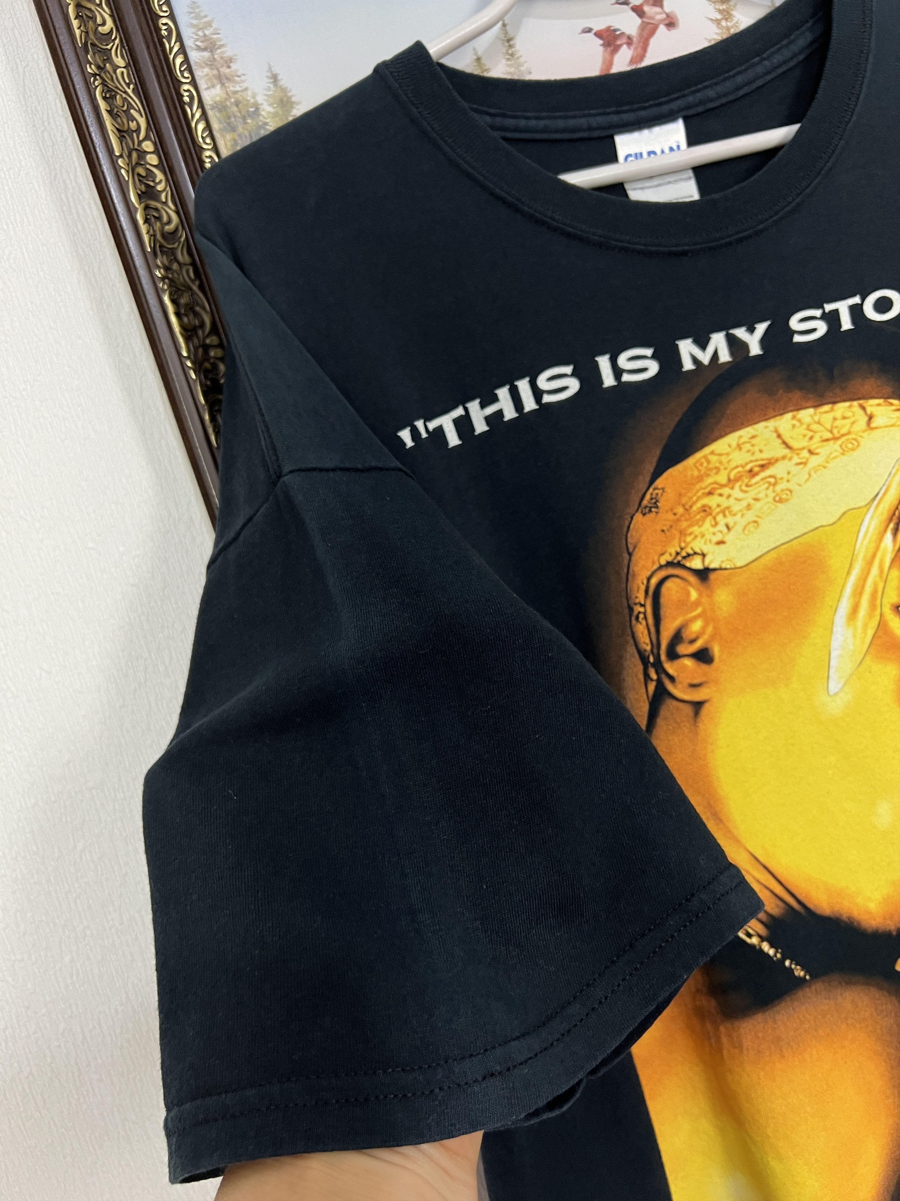 Vintage Rap Tee 2Pac Shirt Hip Hop Tupac Shakur Resurrection Shirt Size US XL / EU 56 / 4 - 6 Thumbnail