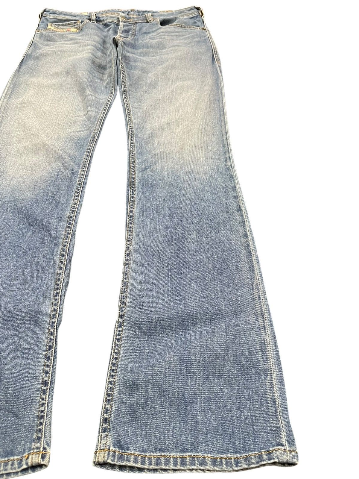 Diesel × Diesel Black Gold Vintage Diesel Zatiny Flare Faded Denim Size US 33 - 4 Thumbnail