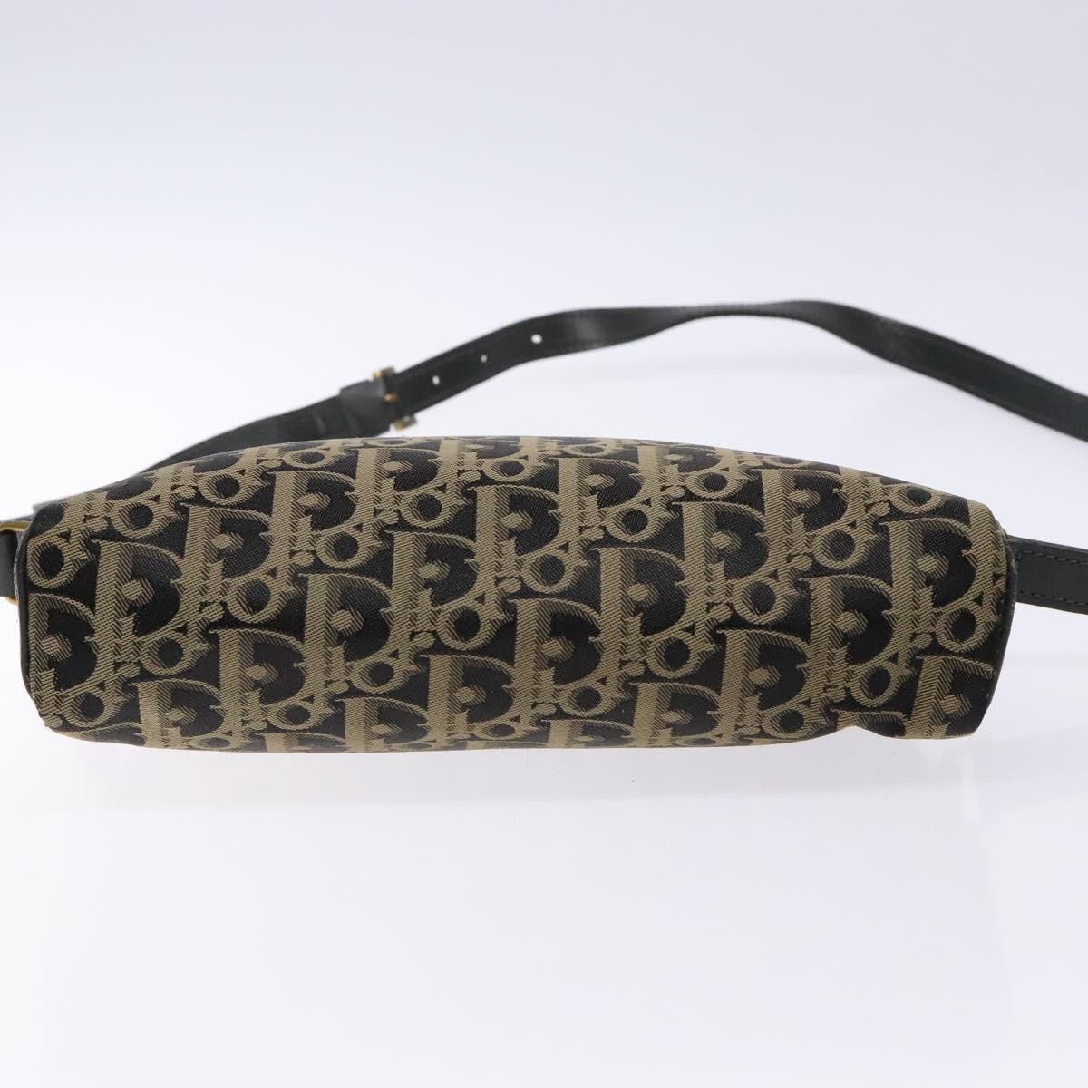 Dior DIOR Trotter Canvas Shoulder Bag Black Gold Size ONE SIZE - 9 Thumbnail