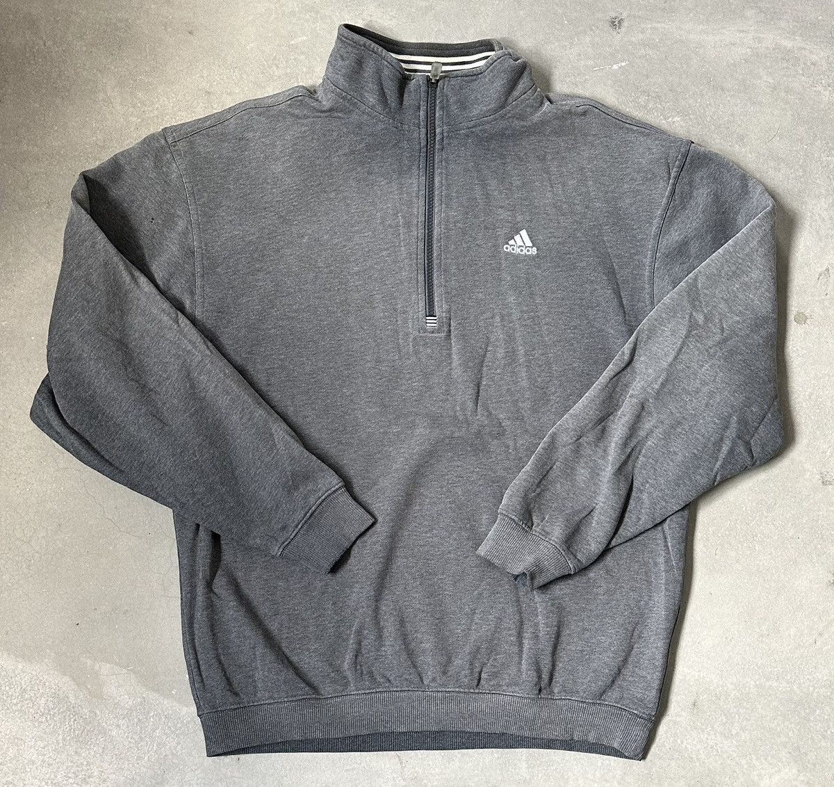 VINTAGE ADIDAS MIDZIPPER SWEATER