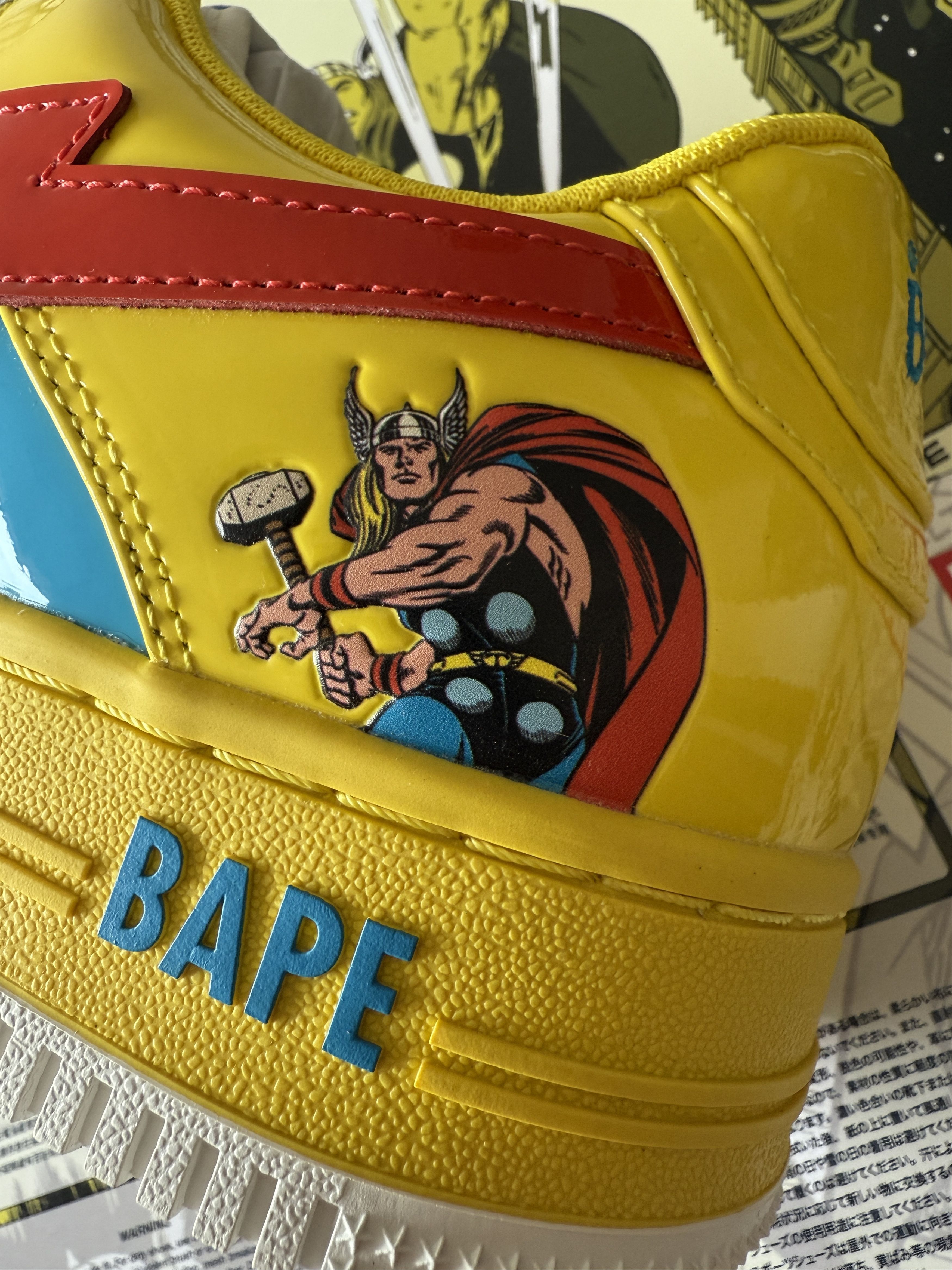 Bape MARVEL BAPE STA THOR Size US 9 / EU 42 - 7 Thumbnail