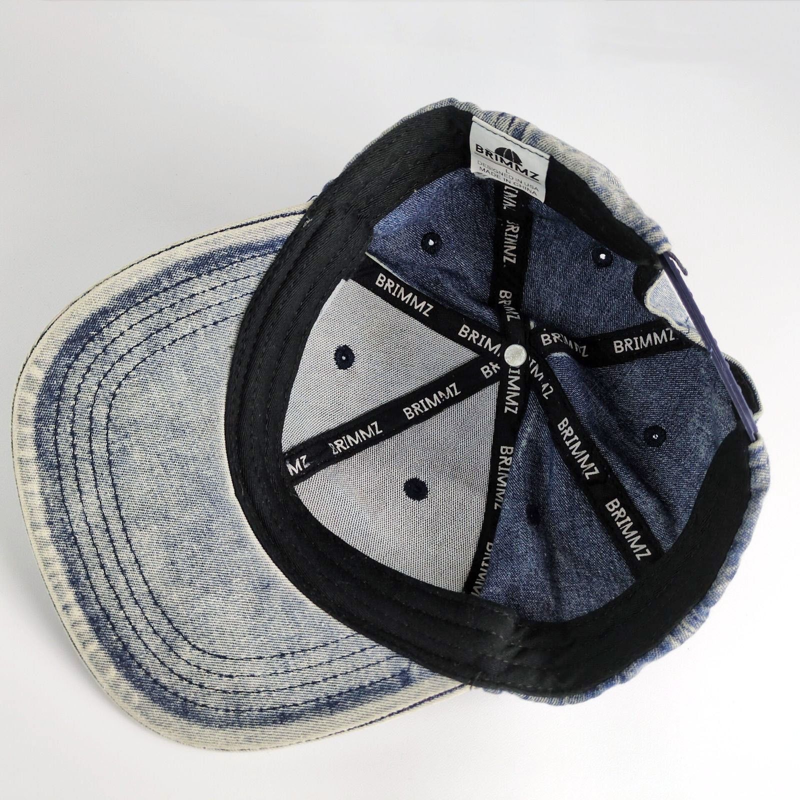 Other Brimmz Acid Wash Denim Snapback Baseball Cap Size ONE SIZE - 7 Thumbnail