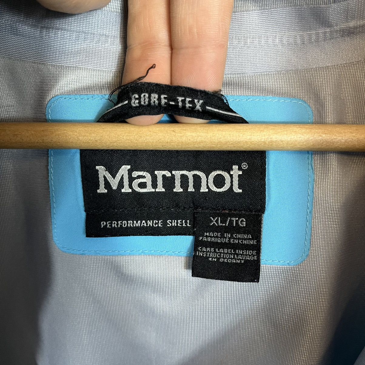 Marmot Marmot Spire Gore-Tex Blue Waterproof Windbreaker Jacket Size XL / US 12-14 / IT 48-50 - 9 Thumbnail