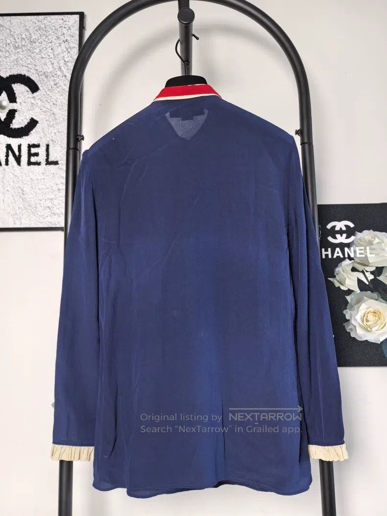 Gucci gucci Mulberry silk shirt Size M / US 6-8 / IT 42-44 - 2 Thumbnail