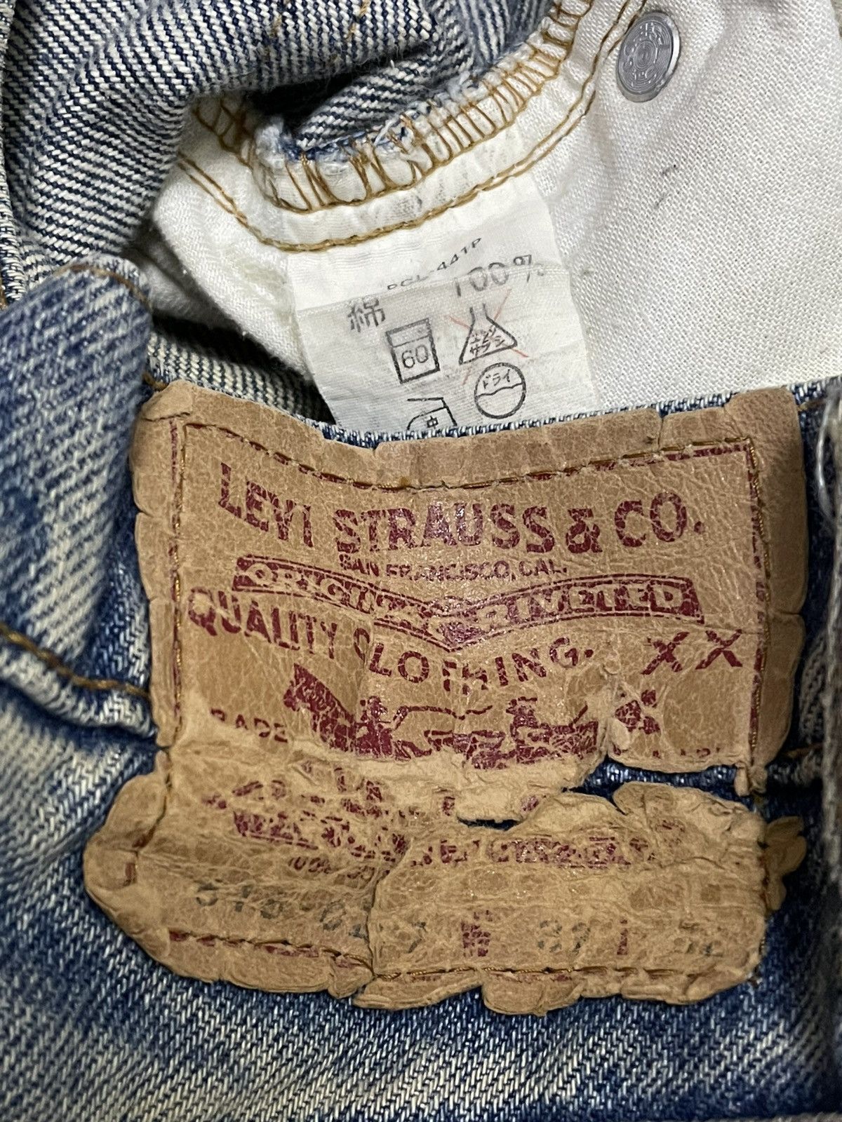 Levi's Vintage Clothing VINTAGE 516 90S DESIGNER OG LEVIS MUDWASH DISTRESSED DENIM Size US 29 - 16 Thumbnail