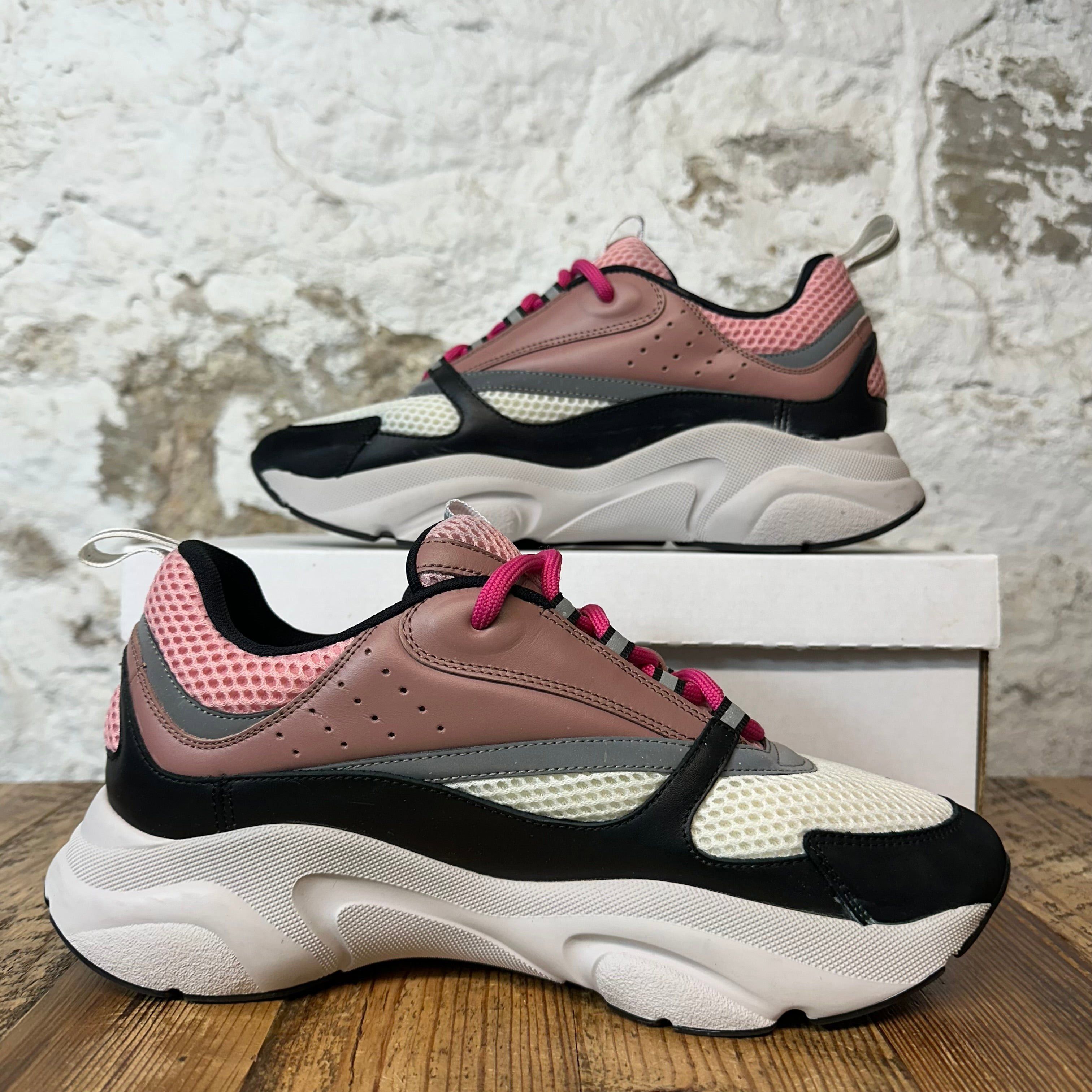 Dior Dior B22 Rust Pink Black White Sneaker Sz 9 (42) Size US 9 / EU 42 - 2 Thumbnail