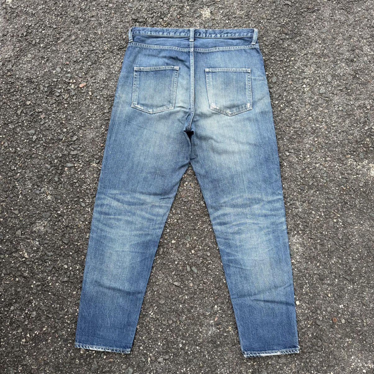 Japanese Brand VINTAGE YUNAHICA BUTTON FLY DENIM RIPPEP JEANS PANT Size US 33 - 10 Thumbnail