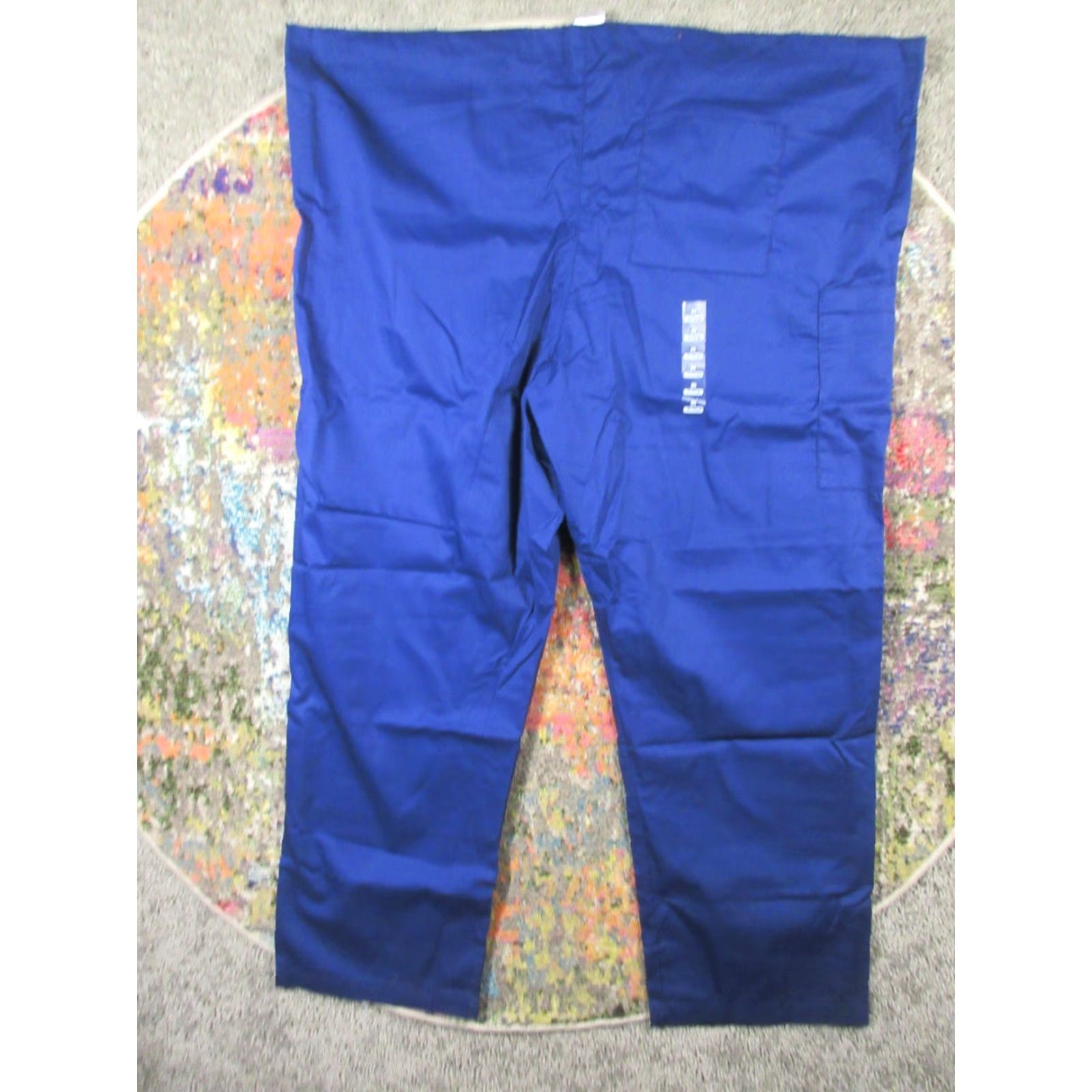 Vintage WonderWink Scrub Pants Unisex 2XL Navy Blue 32 Inseam Cotton Blend NEW NWT Classic Hard-wearing Medical Uniform Size US 39 - 2 Thumbnail