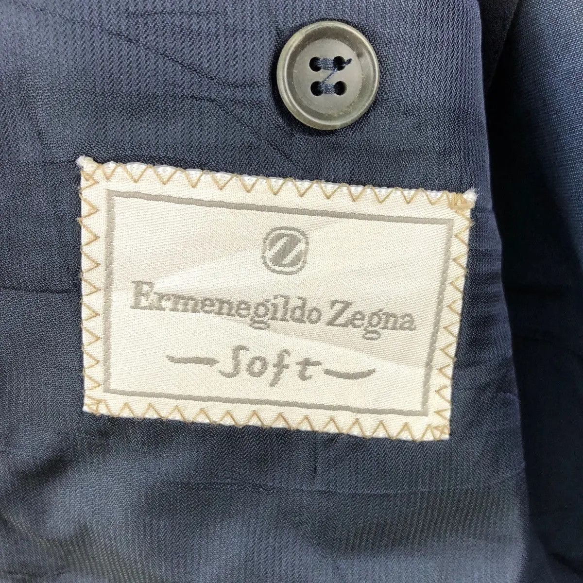 Ermenegildo Zegna Vtg ERMENEGILDO ZEGNA 2 Button Super Fine Wool Blazer Sport Size 44R - 7 Thumbnail