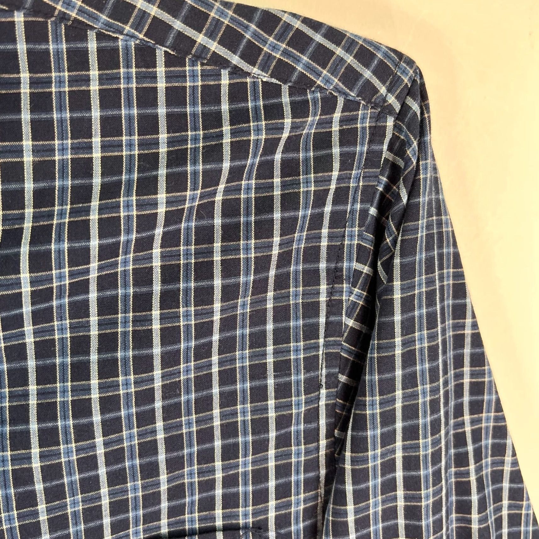 Vintage VINTAGE North Crest Plaid Shirt Mens M Blue Casual Size US M / EU 48-50 / 2 - 3 Thumbnail