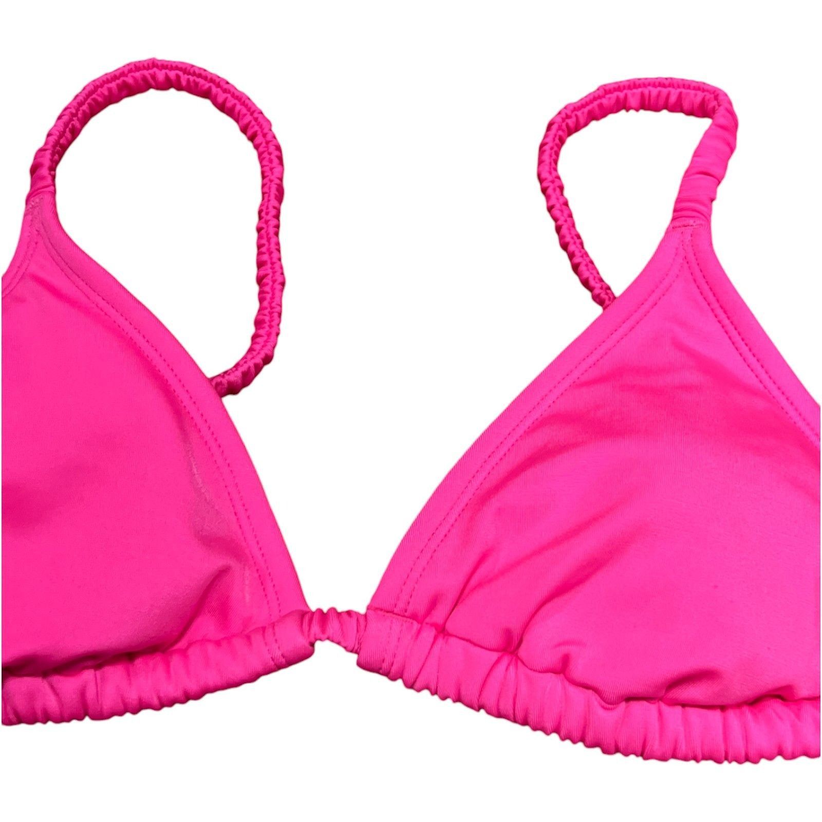 Other Wild Fable - Women's Strap Triangle Bikini Top - Pink - Medi Size ONE SIZE - 10 Thumbnail