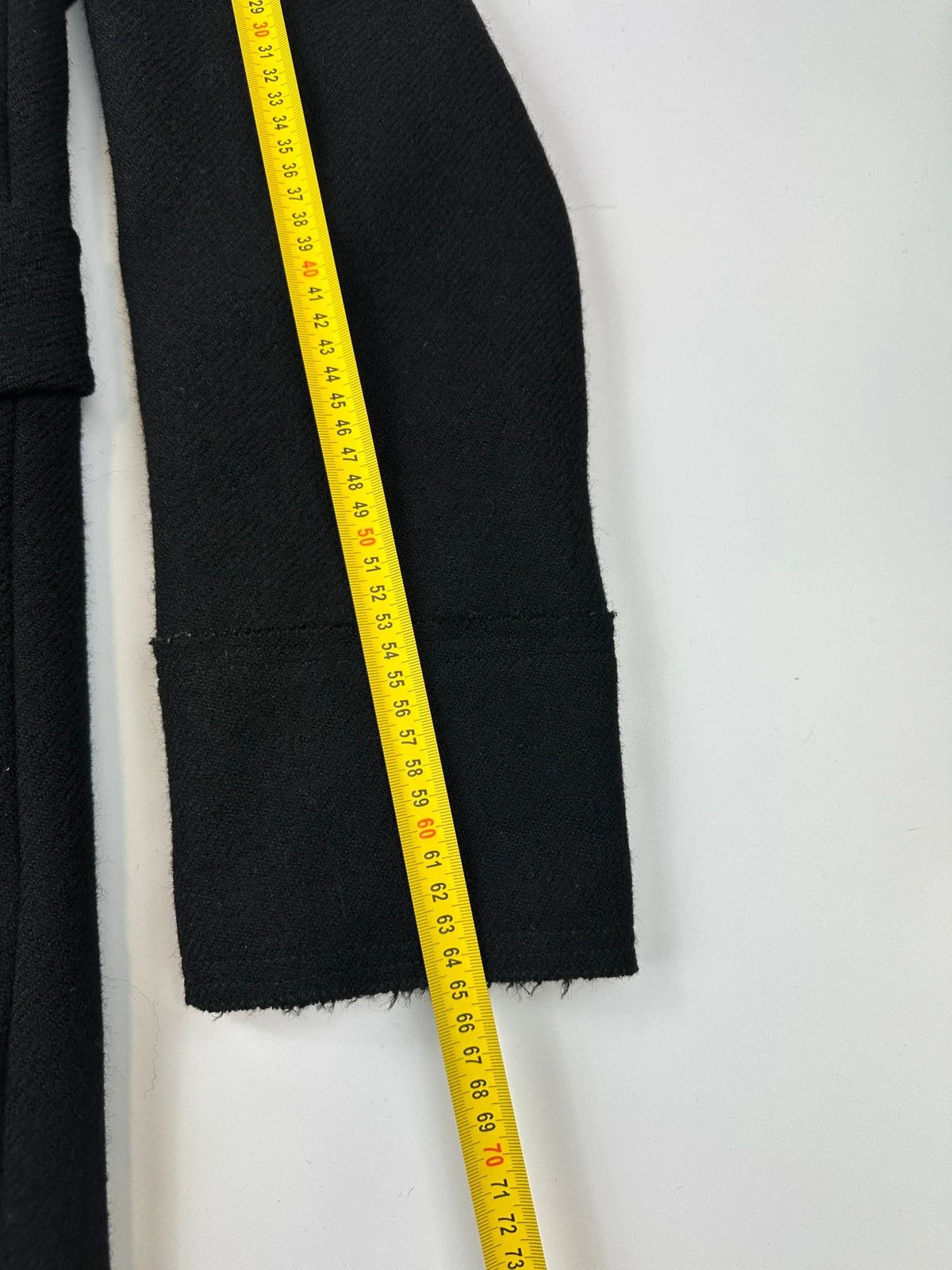 Miu Miu Miu Miu FW00-05 Black Wool & Mohair Long Trench Coat Size L / US 10 / IT 46 - 17 Thumbnail