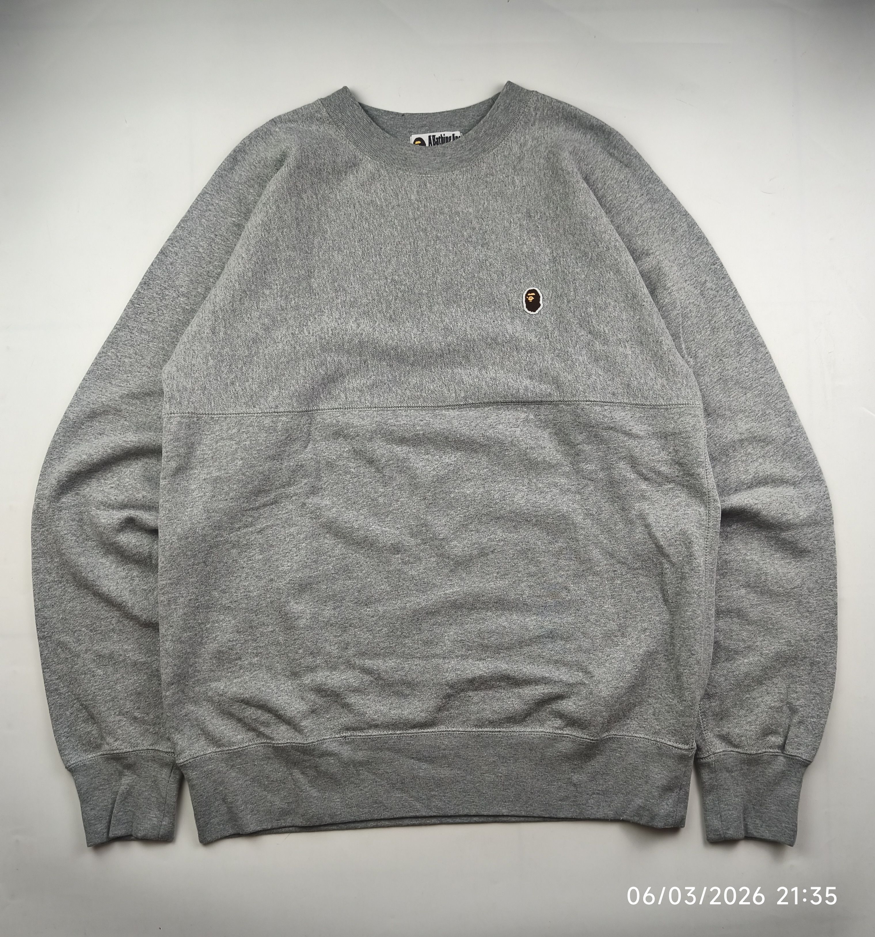Bape Bape - one point - multi camou script sweatshirt Size US L / EU 52-54 / 3 - 1 Thumbnail
