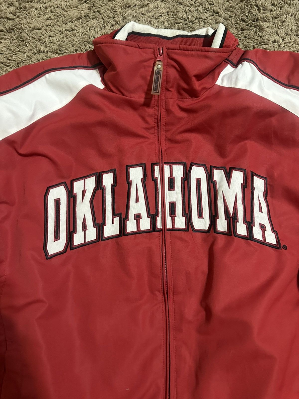 NCAA Vintage NCAA Oklahoma Sooners jacket 90s size large Size US L / EU 52-54 / 3 - 3 Thumbnail