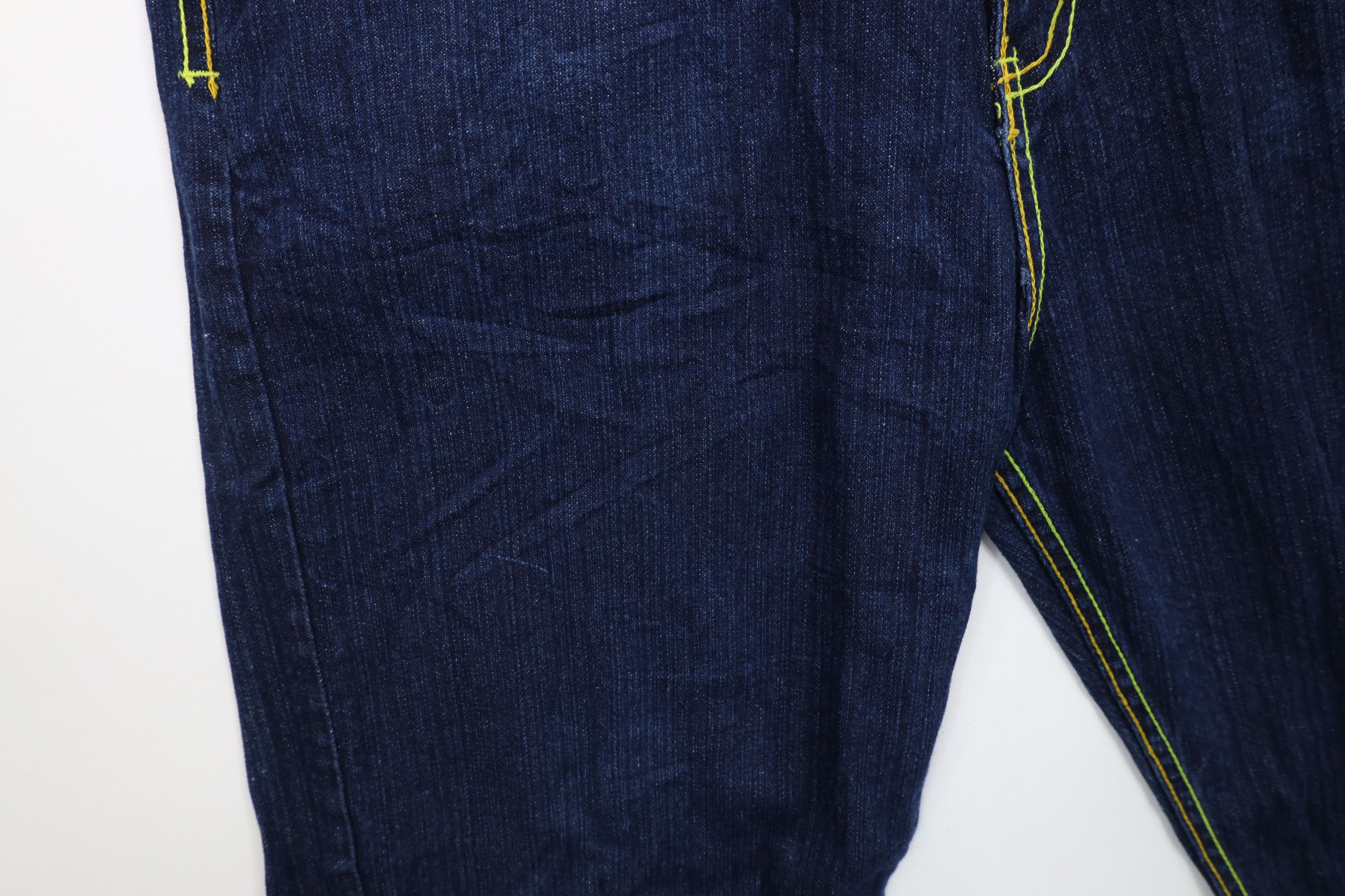 Vintage Vintage 90s Y2K Streetwear Fit Wide Leg Denim Jeans Blue Size US 36 / EU 52 - 7 Thumbnail