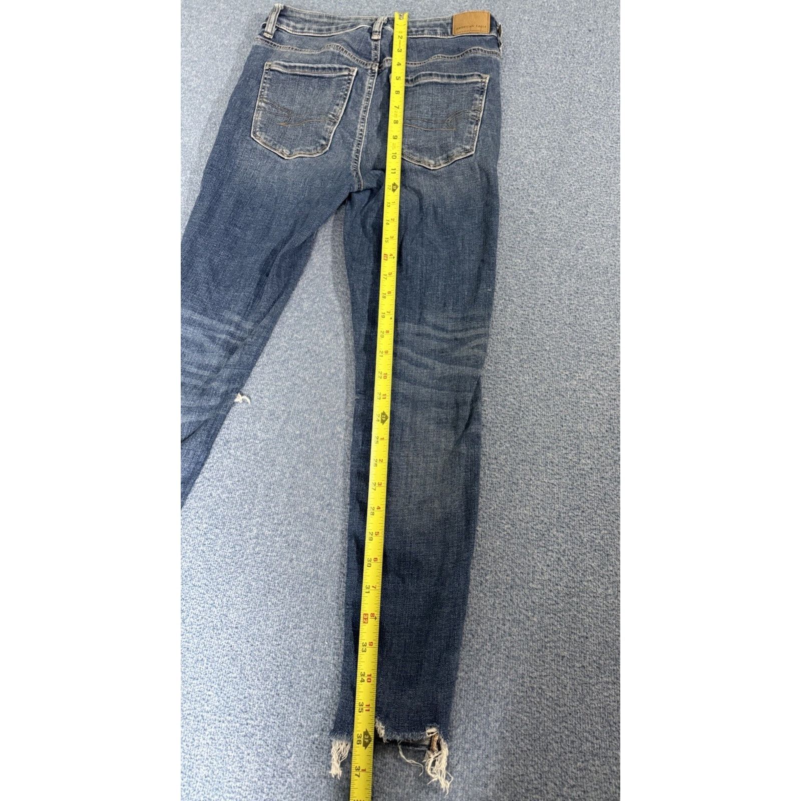American Eagle Outfitters American Eagle Jeans Womens 4 Denim Pants Super Hi Rise Size 27" / US 4 / IT 40 - 5 Thumbnail