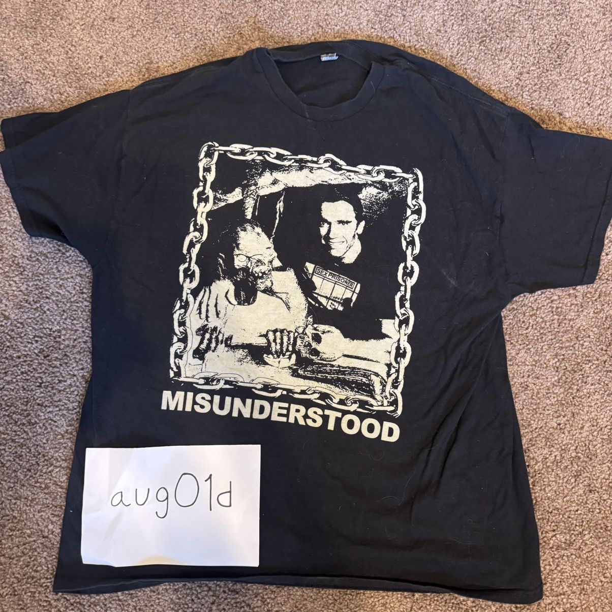 Gildan sex prisoner 'misunderstood' t shirt - black Size US XL / EU 56 / 4 - 1 Thumbnail