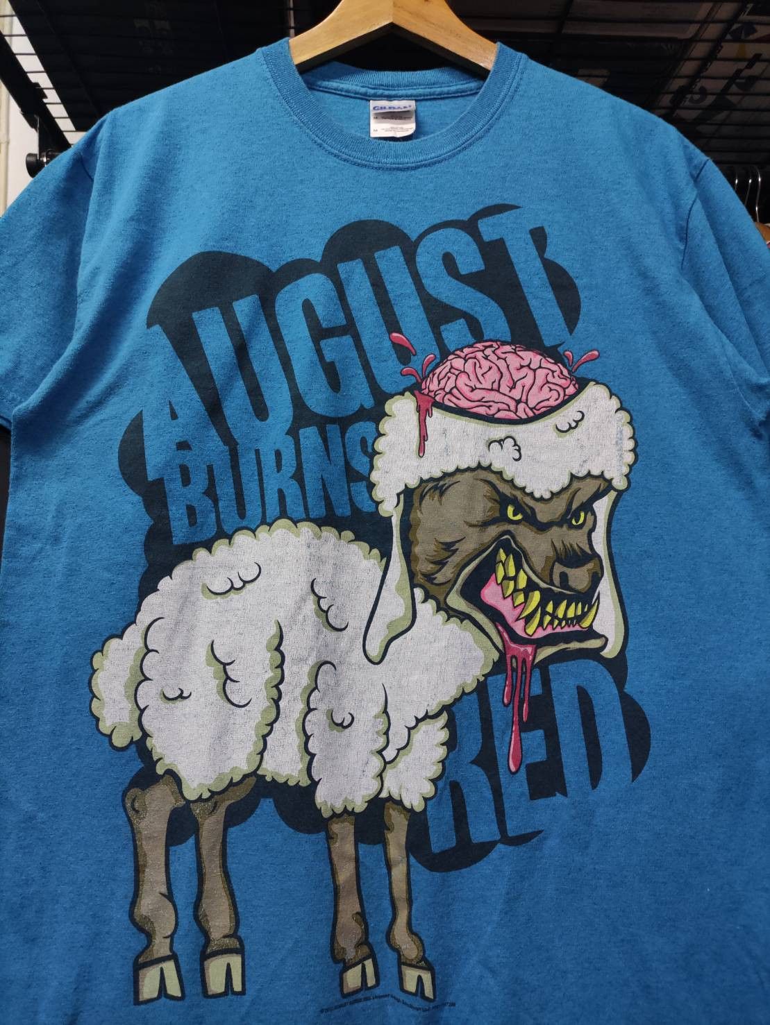 Band Tees Vtg August Burns Red Band " Wolf In Sheep " Art T-Shirt Size US M / EU 48-50 / 2 - 1 Thumbnail