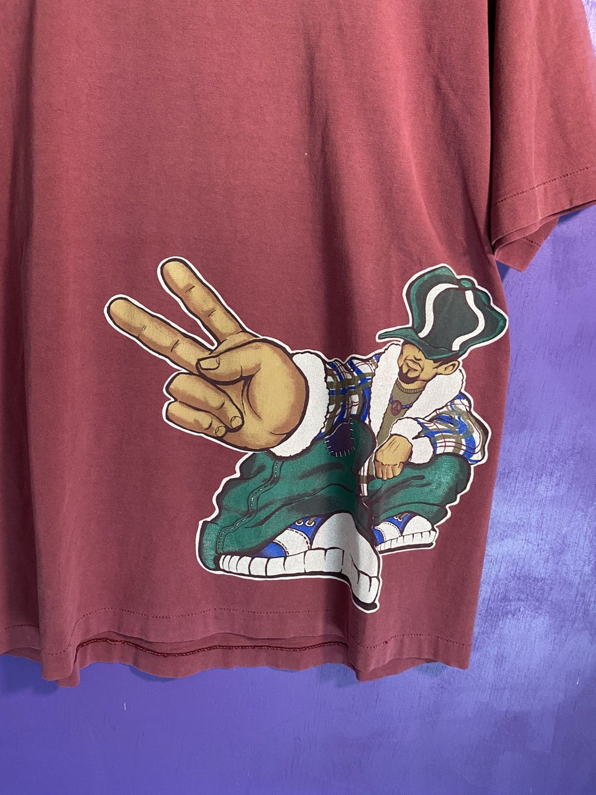 Other Vintage 90s Peace sign guy skater tee Size US XL / EU 56 / 4 - 3 Thumbnail