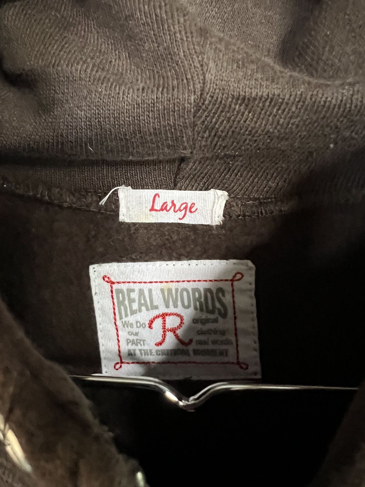 Japanese Brand Japanese Brand Real Words Hoodies Size US L / EU 52-54 / 3 - 4 Thumbnail