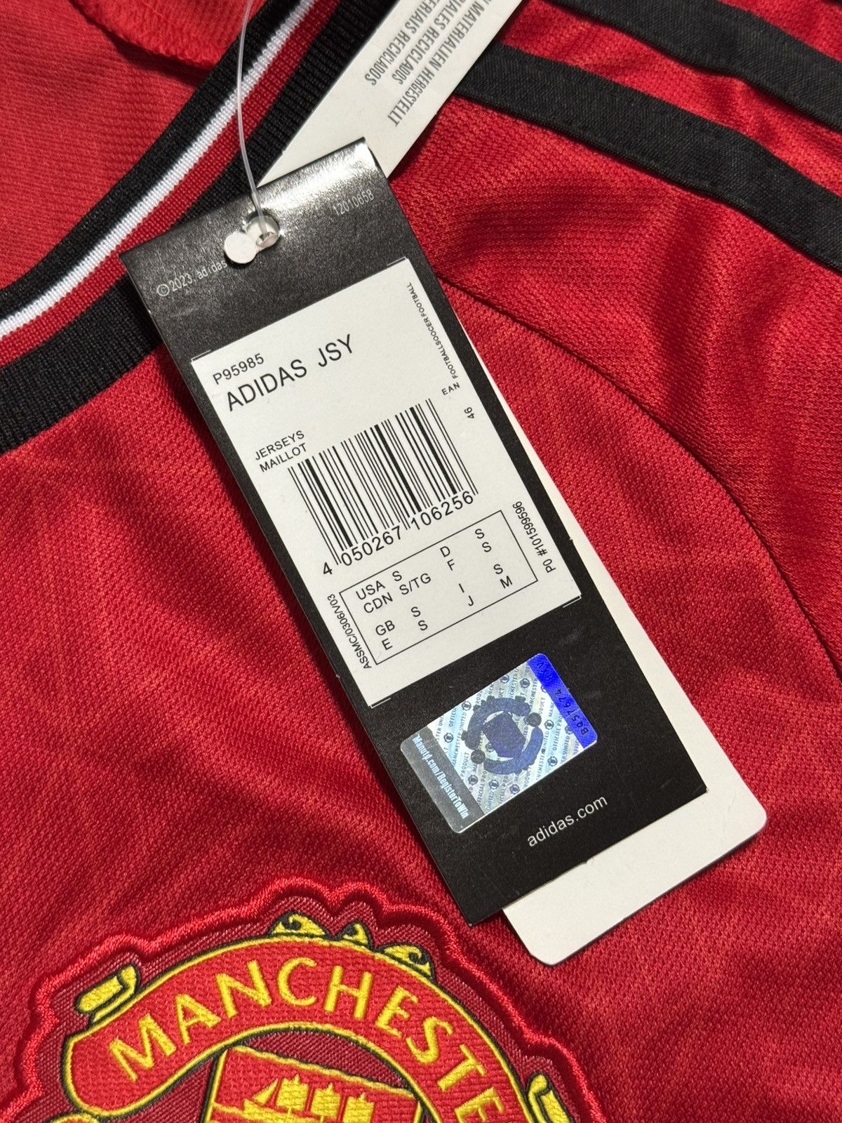 Adidas Adidas Manchester United 2022-2023 Home Jersey Men's S Size US S / EU 44-46 / 1 - 6 Thumbnail