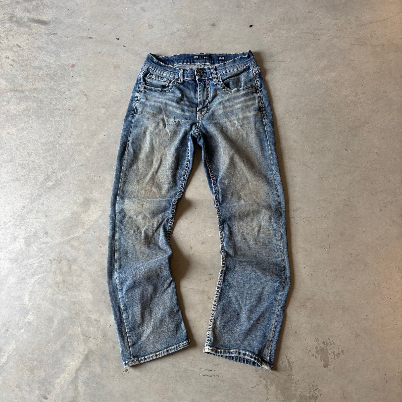 BKE thrashed y2k faded BKE jeans Size US 32 / EU 48 - 1 Thumbnail