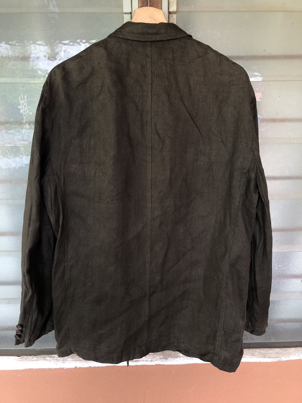 Comme des Garcons AD1998 Vintage Comme Des Garçons Linen Lin Lining Jacket Size US S / EU 44-46 / 1 - 9 Thumbnail