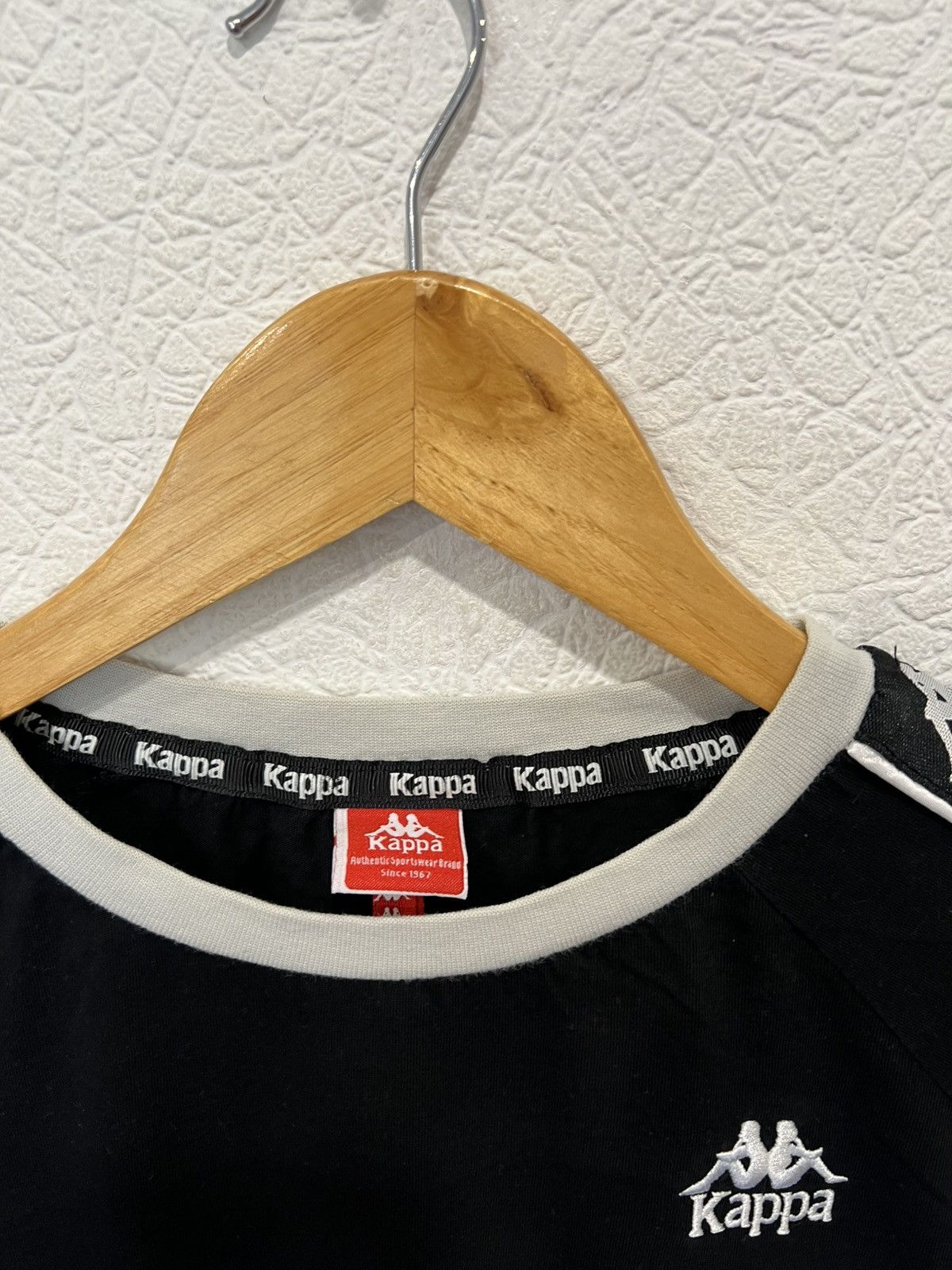 Kappa Kappa Basic Mens T Shirt Tee Black Size US S / EU 44-46 / 1 - 3 Thumbnail