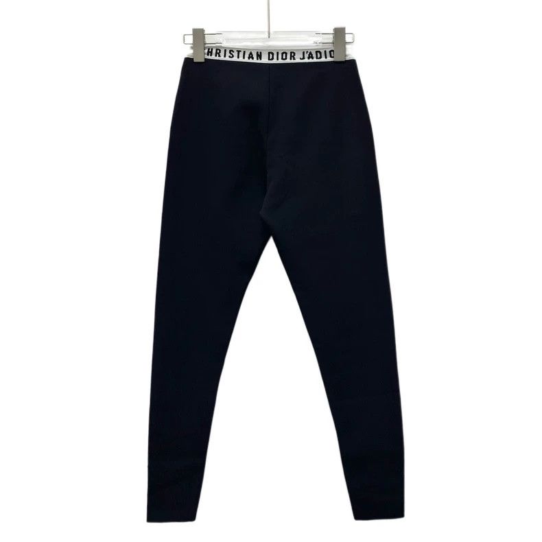 Dior Dior SizeS Black logo letter elastic casual trousers Size 42" / US 20 - 2 Thumbnail