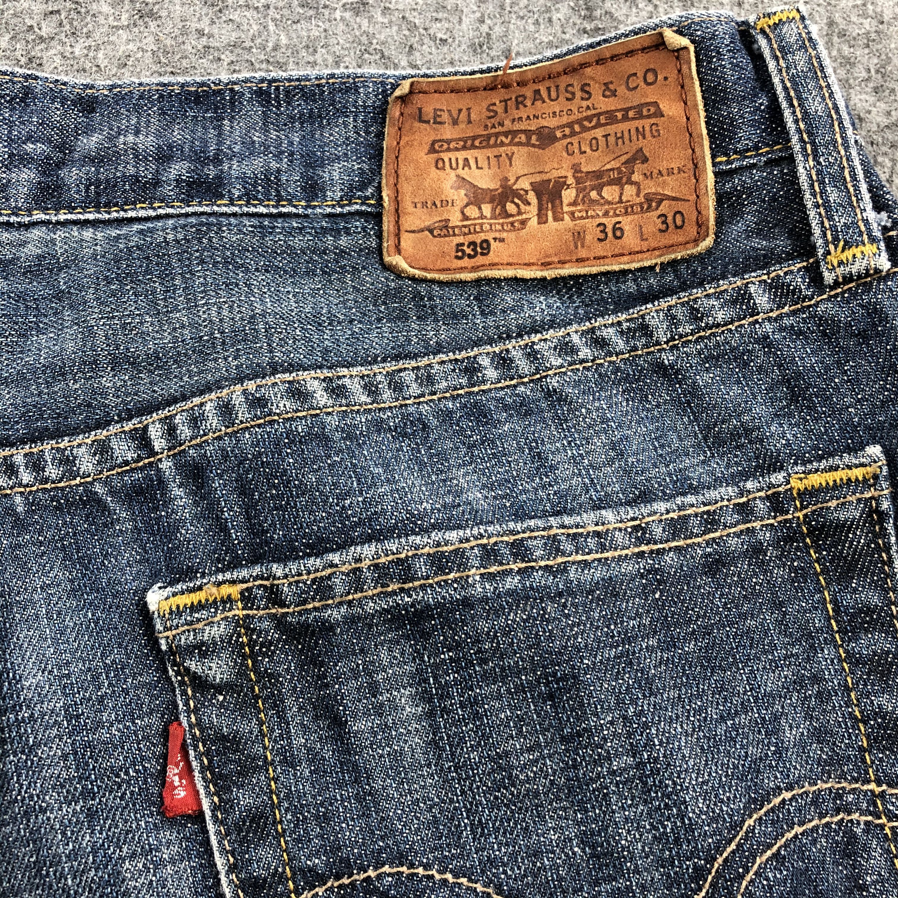 Levi's × Vintage Vintage Levis 539 Jeans-JM1281 Size US 37 - 6 Thumbnail