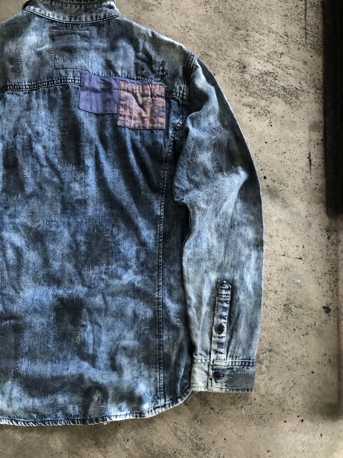If Six Was Nine × Japanese Brand × Le Grande Bleu (L.G.B.) JAPANESE BUCKAROO BUTTONSHIRT PATCHWORK KAPITALSTYLE Size US L / EU 52-54 / 3 - 10 Thumbnail