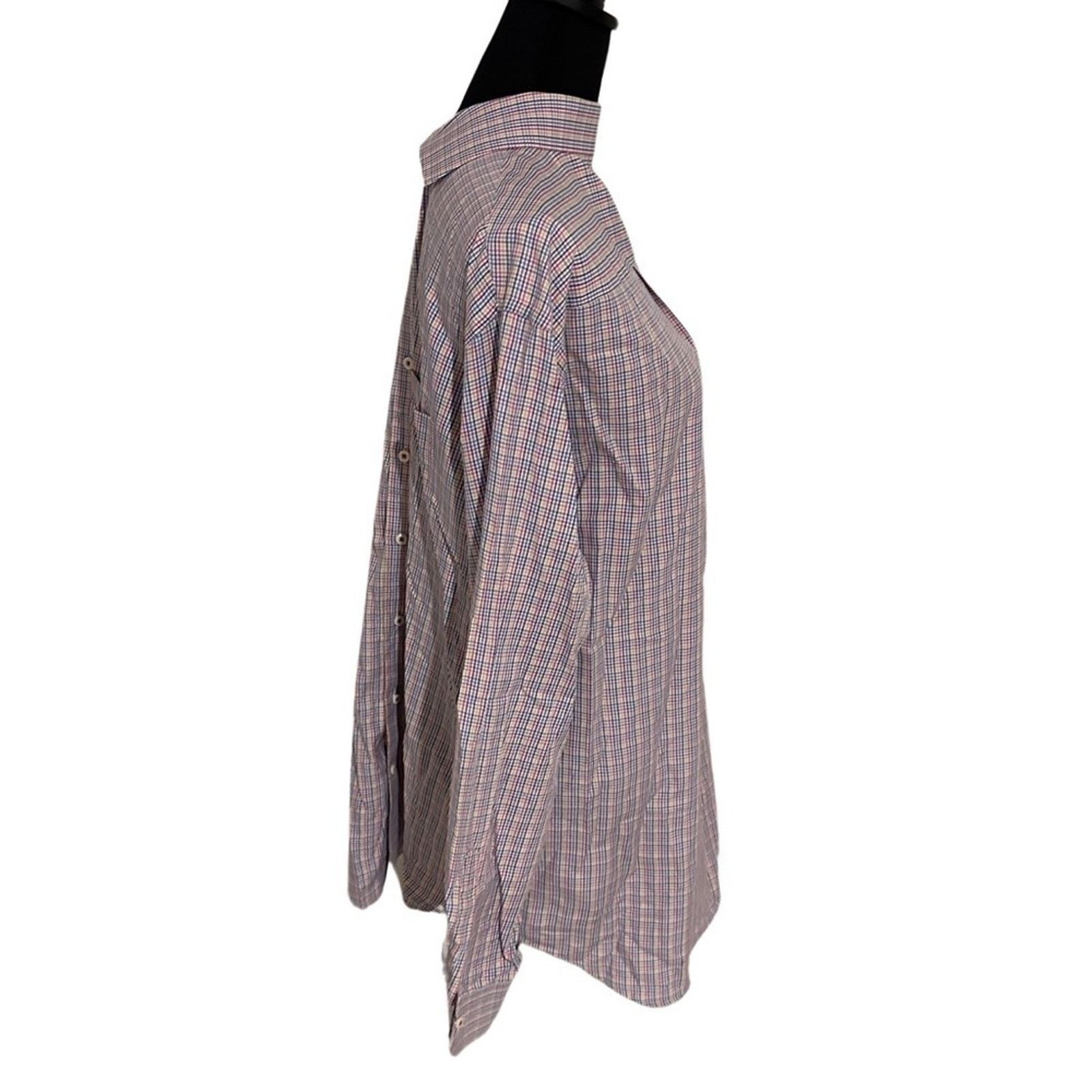 Peter Millar Peter Millar Plaid Multicolor Longsleeve ButtonUp Shirt Size US XL / EU 56 / 4 - 2 Thumbnail