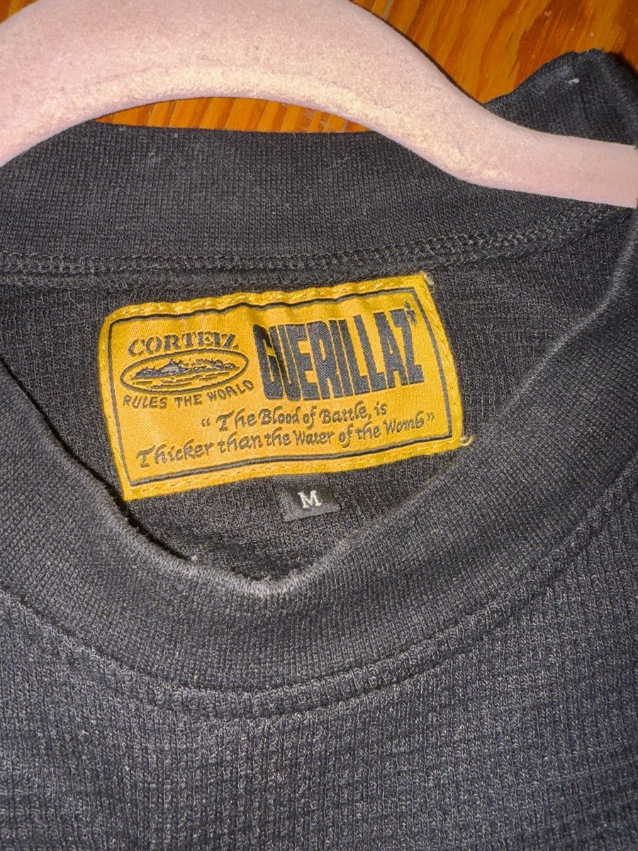 Corteiz Corteiz Thermal Longe Sleeve Black Size US M / EU 48-50 / 2 - 2 Thumbnail
