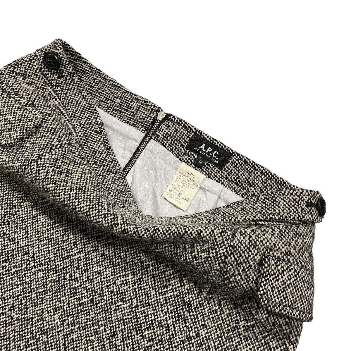 A.P.C. Vintage Apc Mini Skirt Wool M Size Grey Colour Size 30" / US 8 / IT 44 - 2 Thumbnail