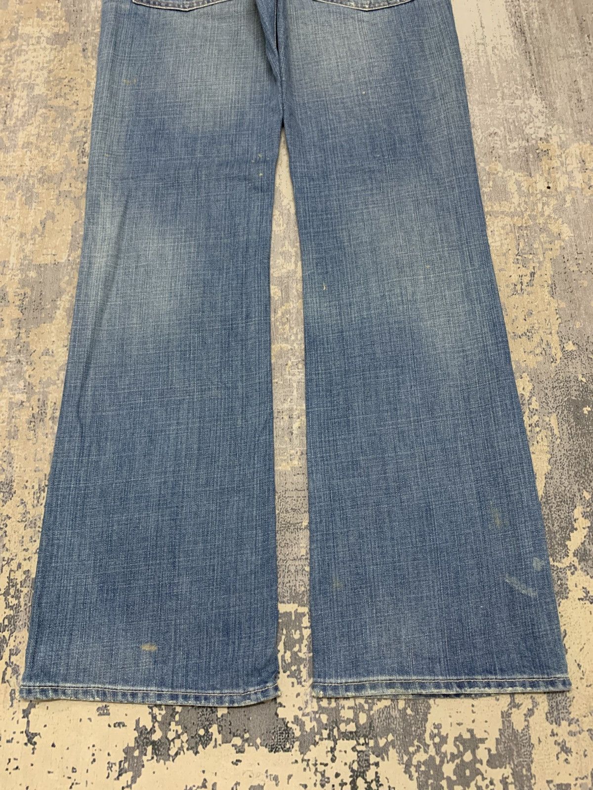 Abercrombie & Fitch Y2K Abercrombie Fitch Distressed Bootcut Flare Denim Jeans Size US 34 / EU 50 - 12 Thumbnail