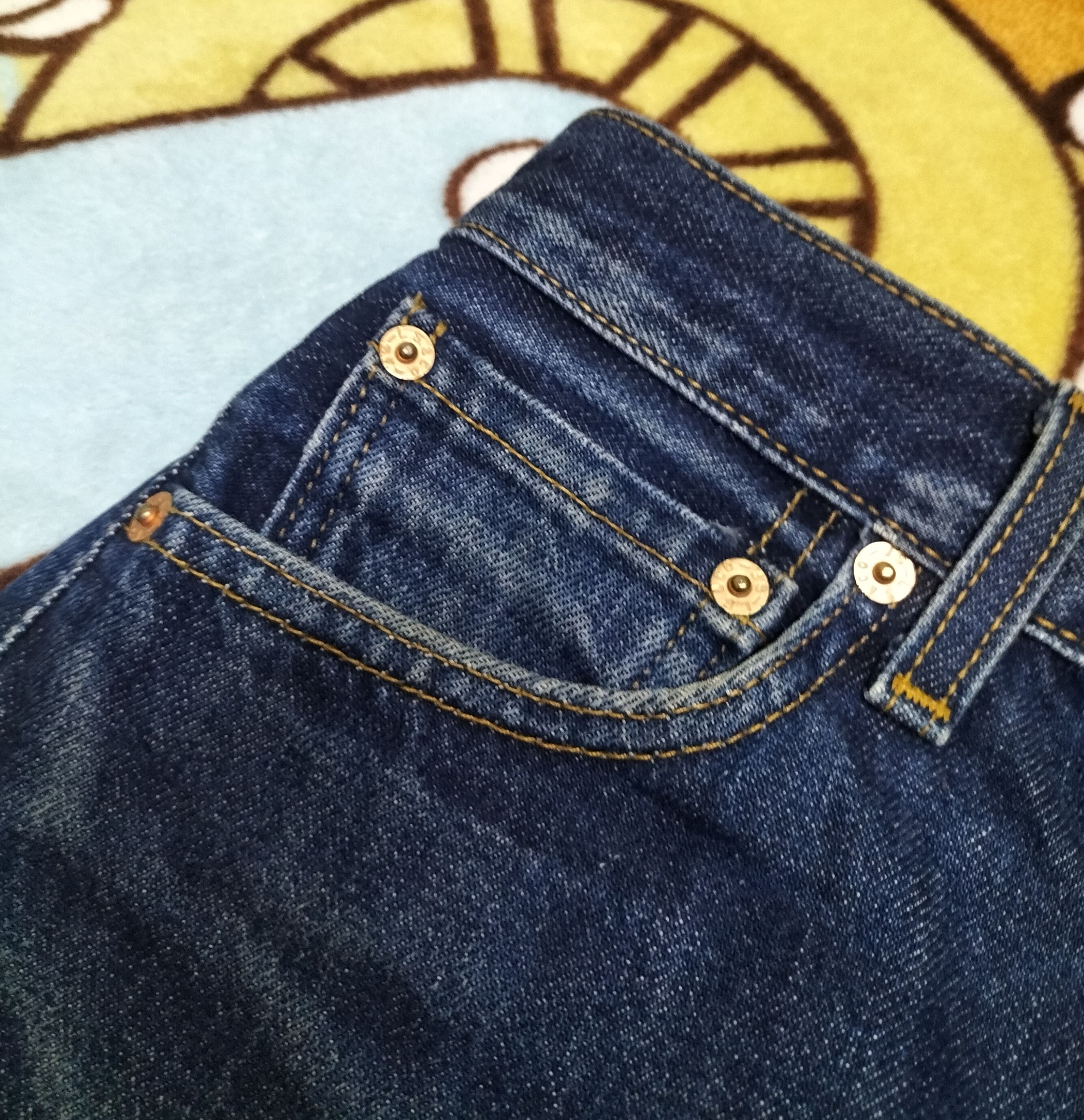 Levi's Vintage Clothing Vintage Levis 501xx natural fade distressed jeans Size US 29 - 7 Thumbnail