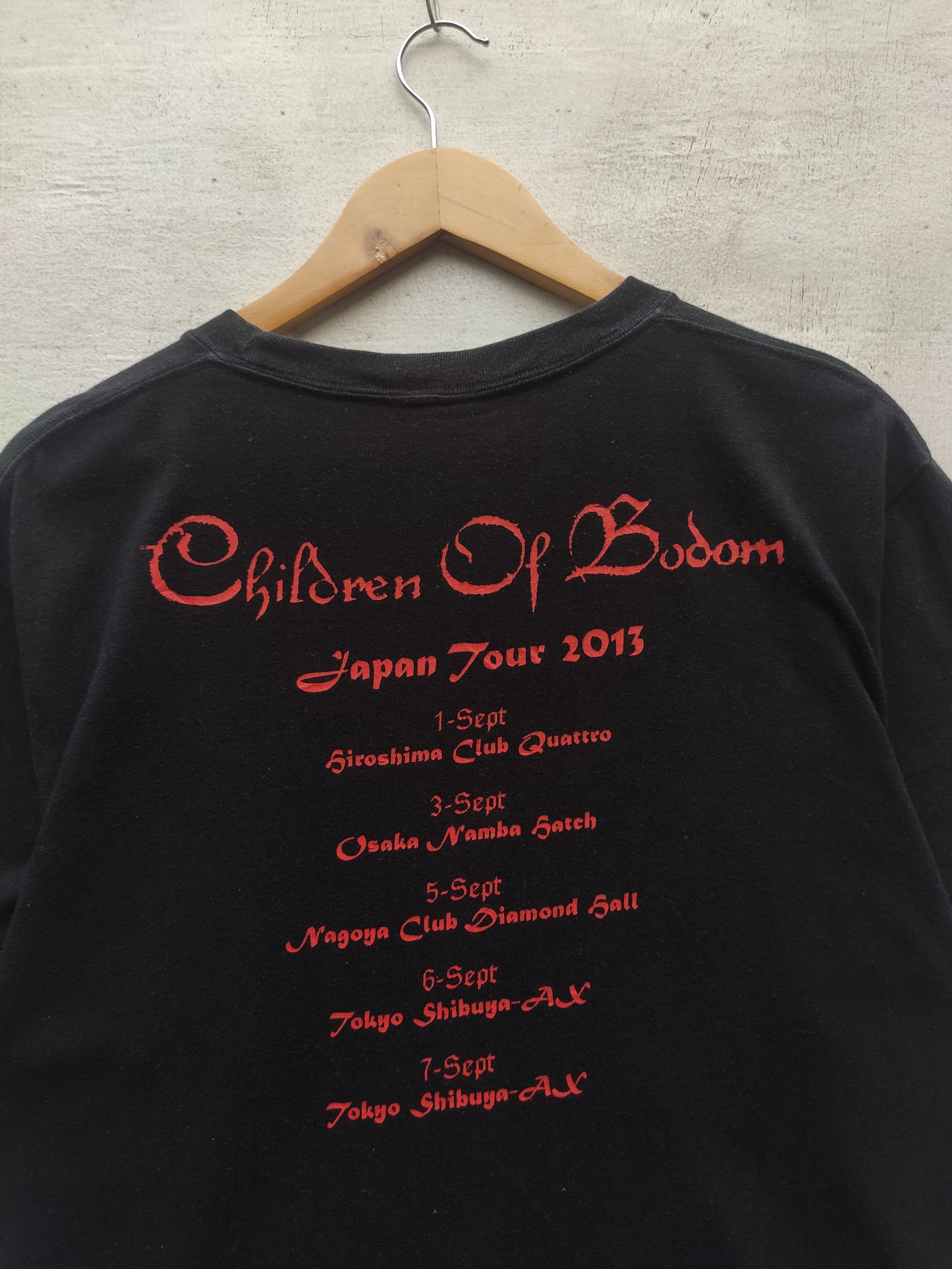 Band Tees 🔥 Children of Bodom t shirt Japan tour Size US L / EU 52-54 / 3 - 4 Thumbnail