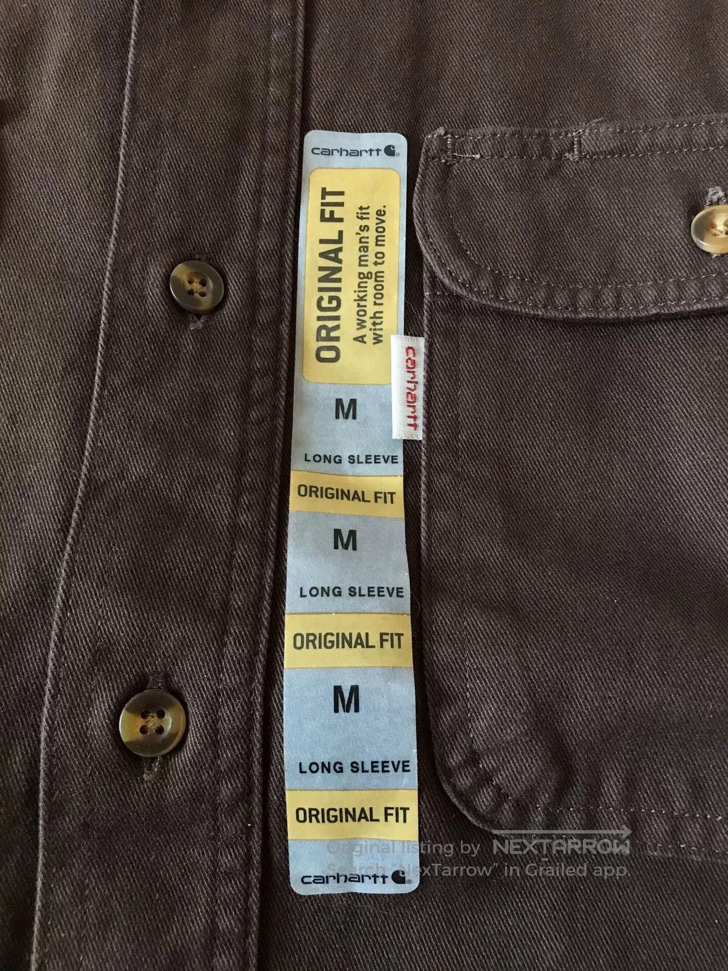 Carhartt Carhartt S09 DKB Work Shirt. Size US M / EU 48-50 / 2 - 6 Thumbnail