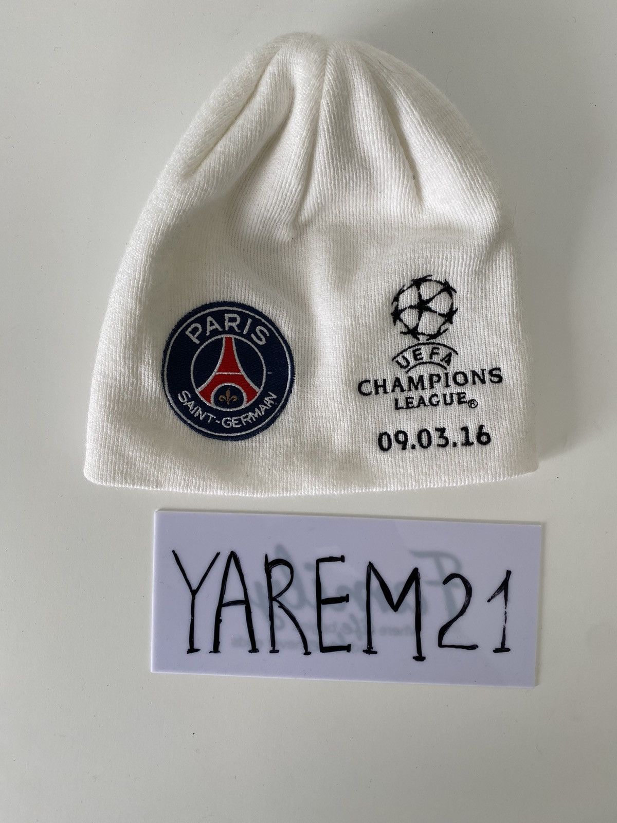 Vintage Chelsea Paris Saint German champions league hat Size ONE SIZE - 2 Thumbnail