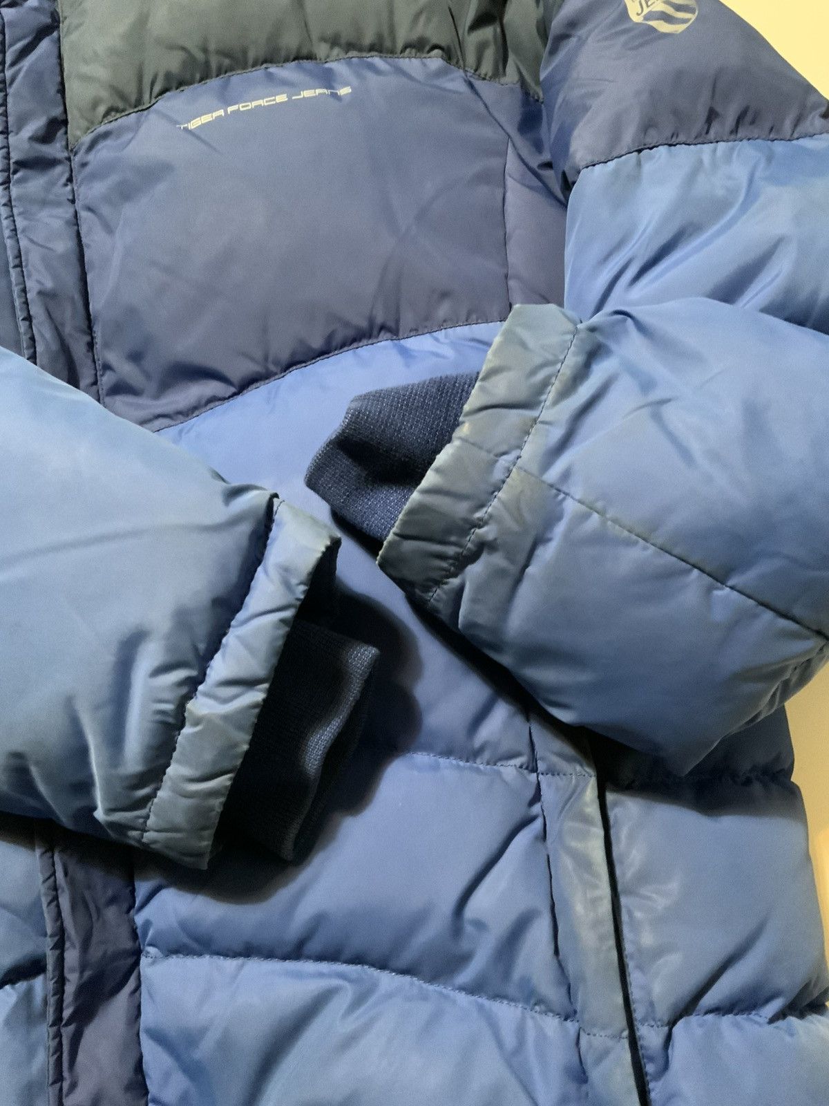 Other Tiger Force Jeans Feather Down Quilted Puffer Zip Jacket Size US M / EU 48-50 / 2 - 8 Thumbnail